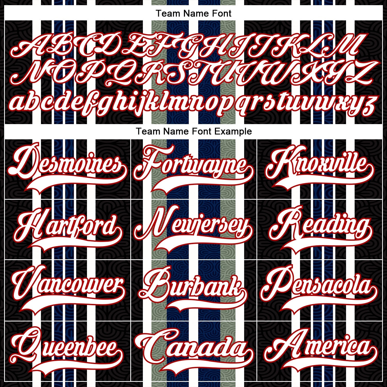 Custom Black White Green Navy-Red Stripe Hockey Lace Neck Jersey view 6
