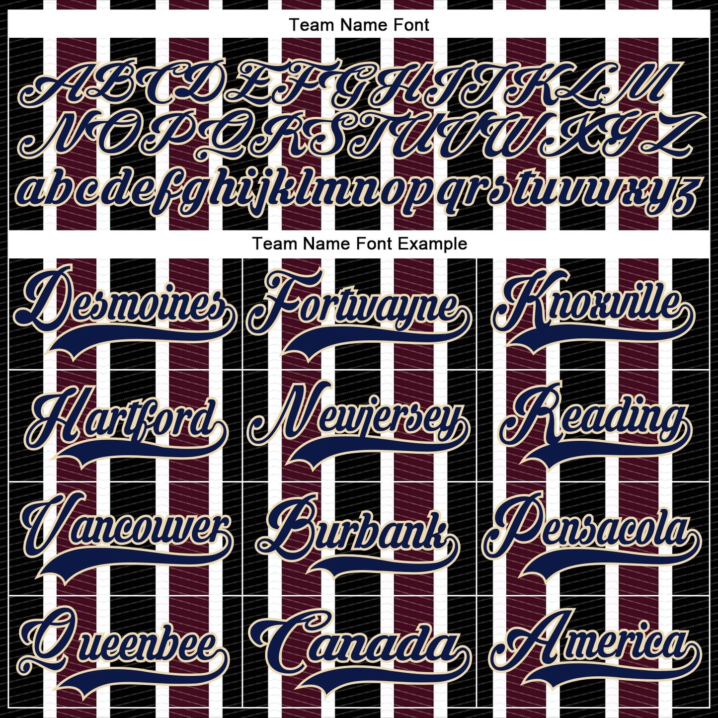 Custom Black Navy Red Cream-White Stripe Hockey Lace Neck Jersey view 6
