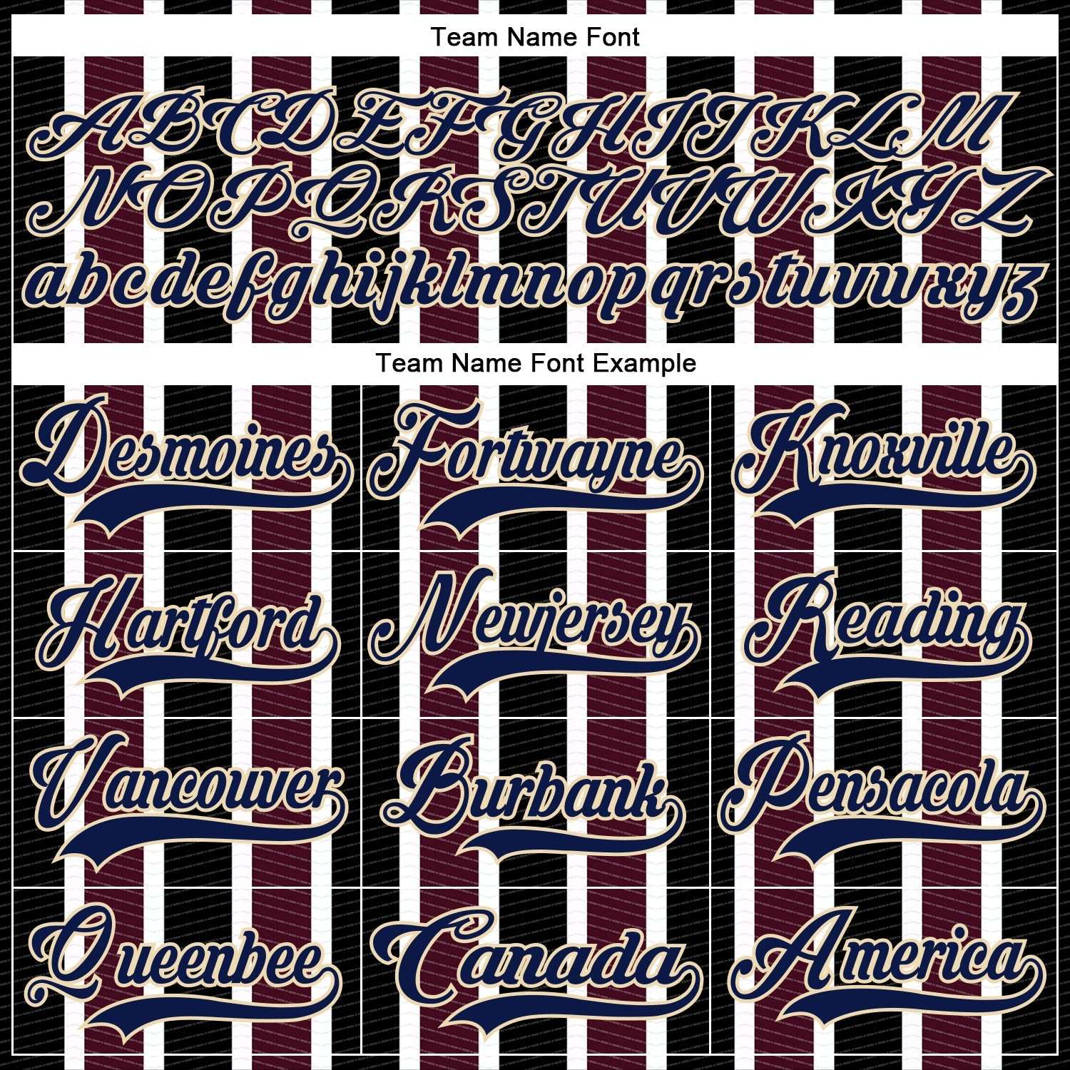 Custom Black Navy Red Cream-White Stripe Hockey Lace Neck Jersey view 6