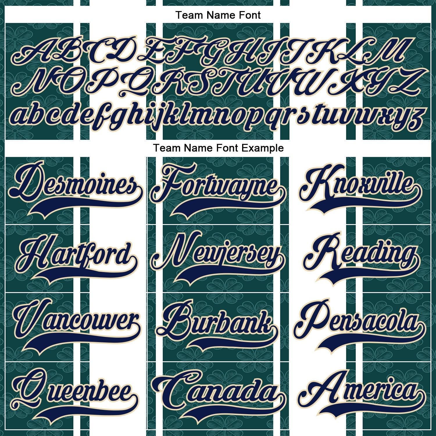 Custom Green Navy White-Cream Stripe Hockey Lace Neck Jersey view 6