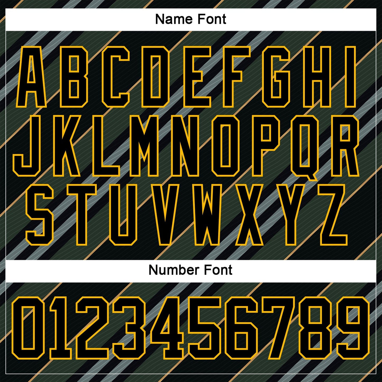 Custom Black Gold-White Stripe Hockey Lace Neck Jersey view 7