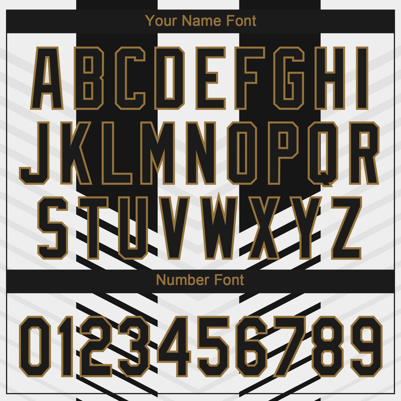 Custom White Black-Old Gold 3D Pattern Design Authentic Baseball Jersey view 5
