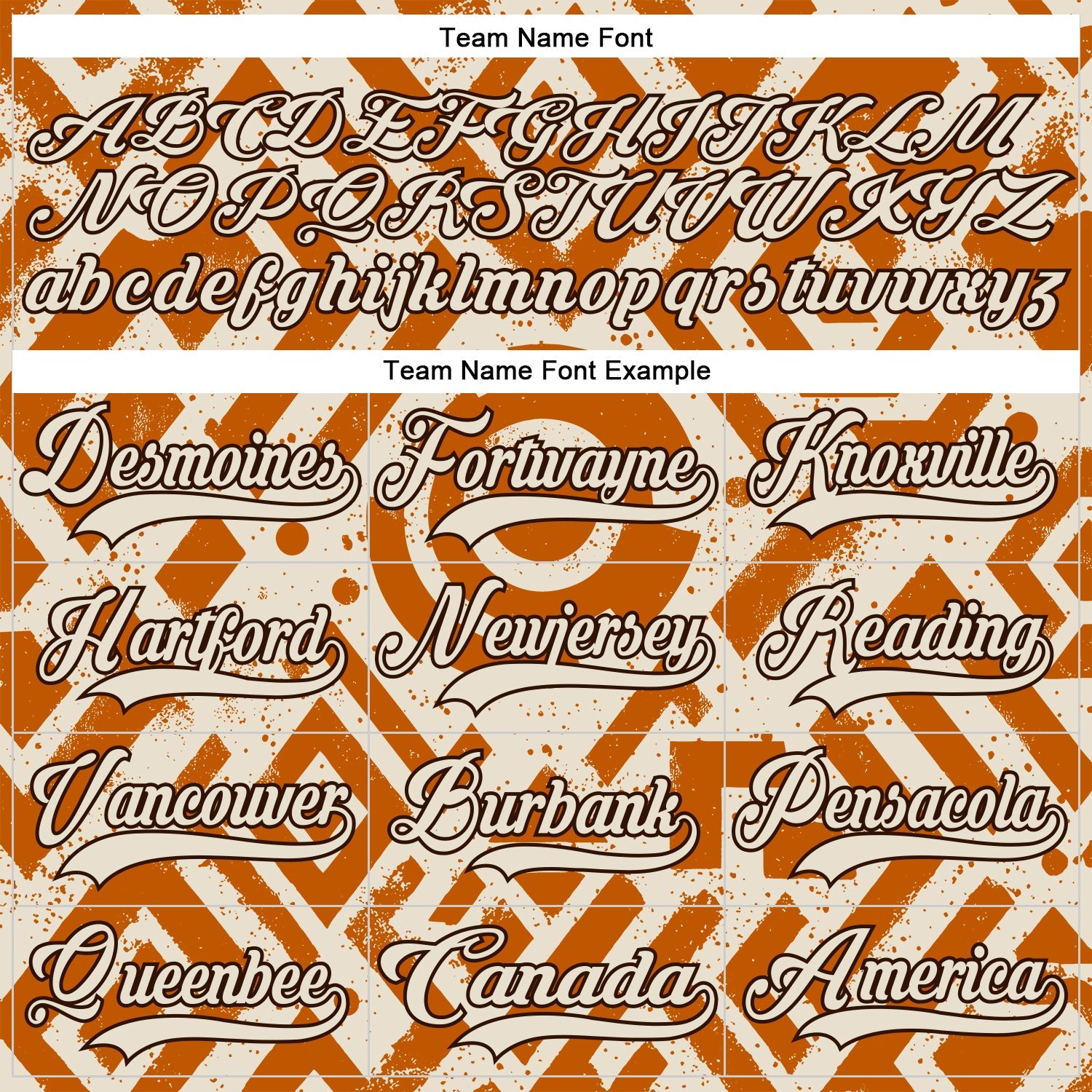 Custom Cream Texas Orange-Brown Tribal Indigenous Grunge Geometric Splash Hockey Lace Neck Jersey view 6