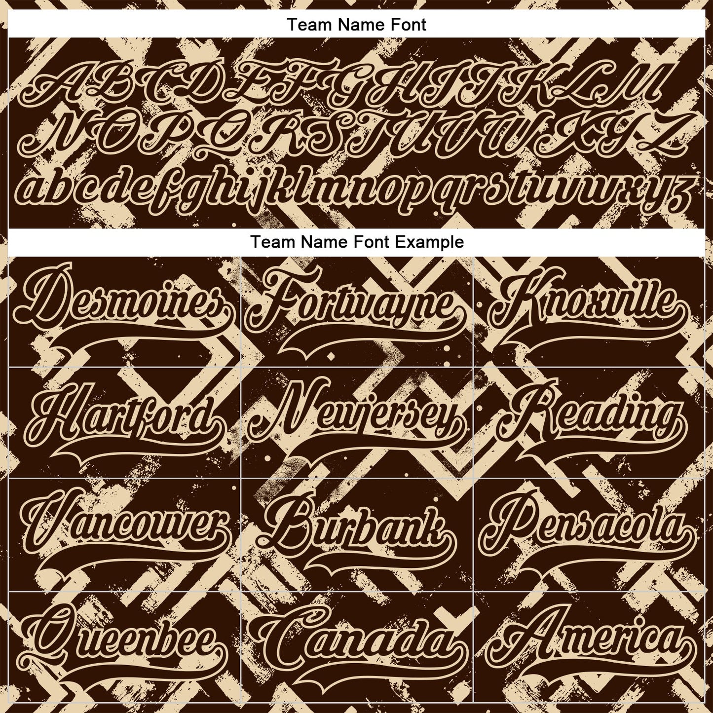 Custom Brown City Cream Tribal Indigenous Grunge Geometric Splash Hockey Lace Neck Jersey view 6