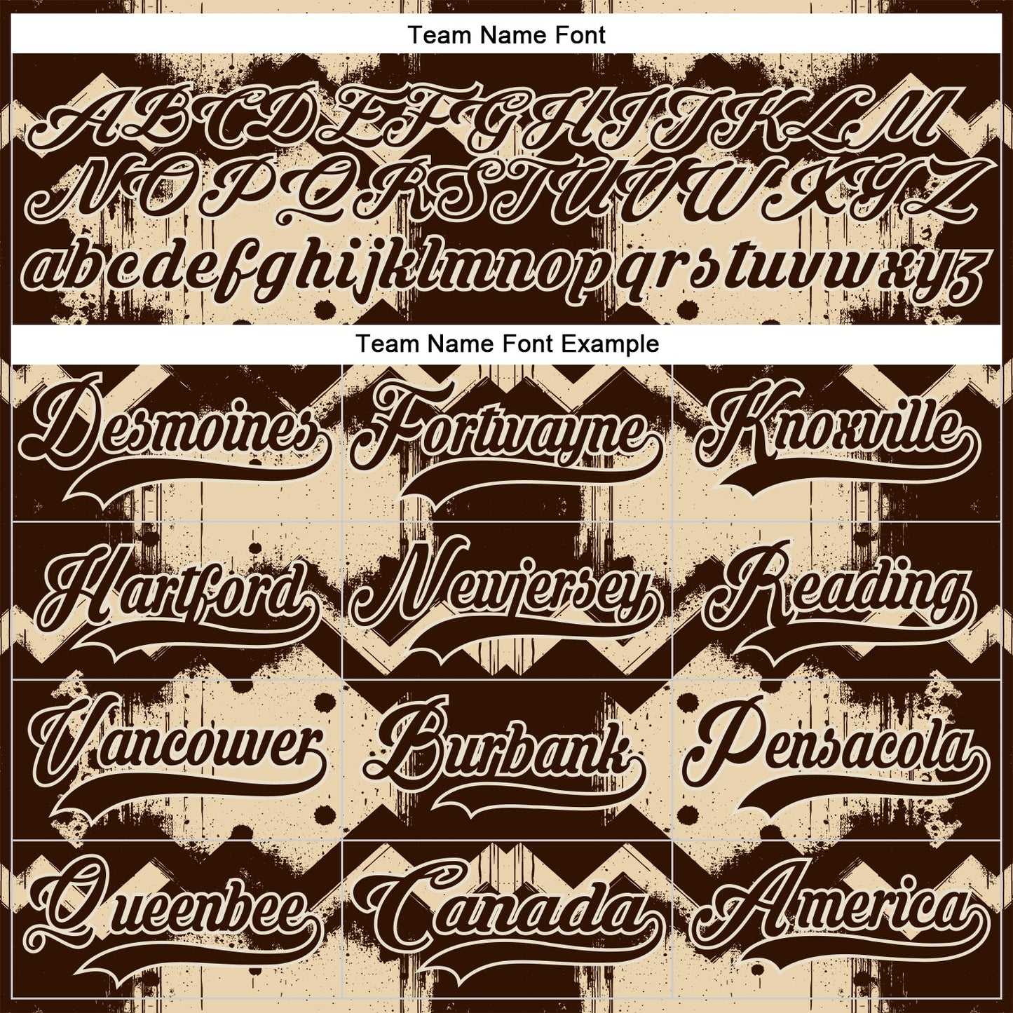 Custom City Cream Brown-Cream Tribal Indigenous Grunge Geometric Splash Hockey Lace Neck Jersey view 6