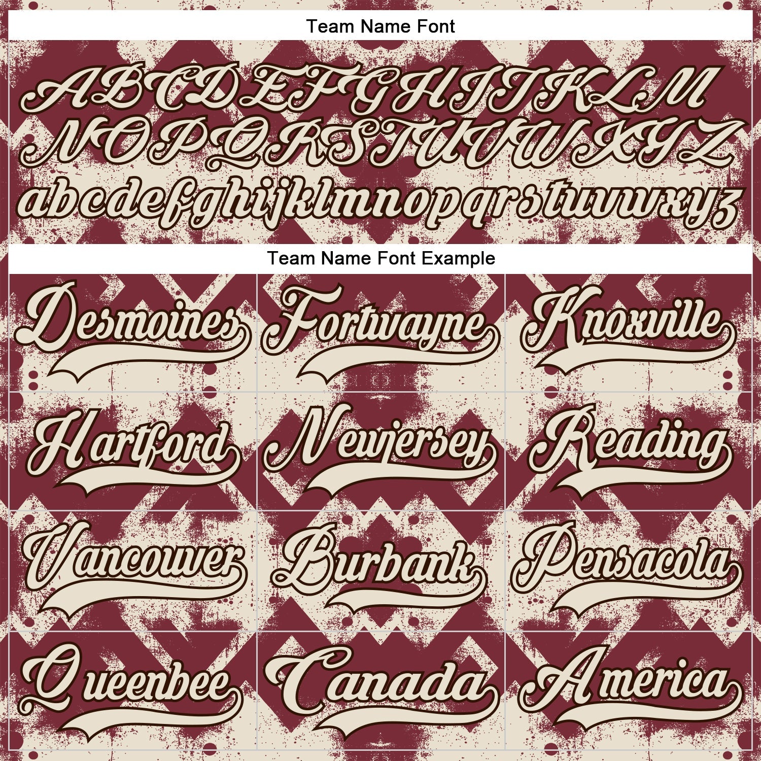 Custom Burgundy Cream-Brown Tribal Indigenous Grunge Geometric Splash Hockey Lace Neck Jersey view 6