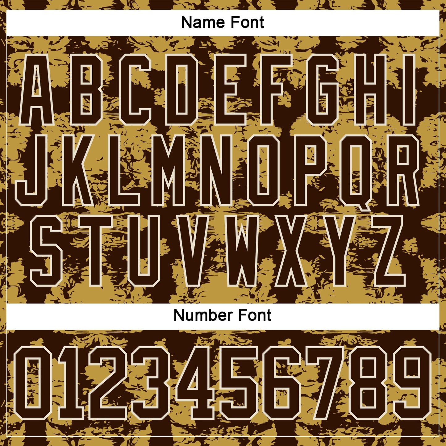 Custom Brown Old Gold-Cream Tribal Indigenous Grunge Splash Hockey Lace Neck Jersey view 7