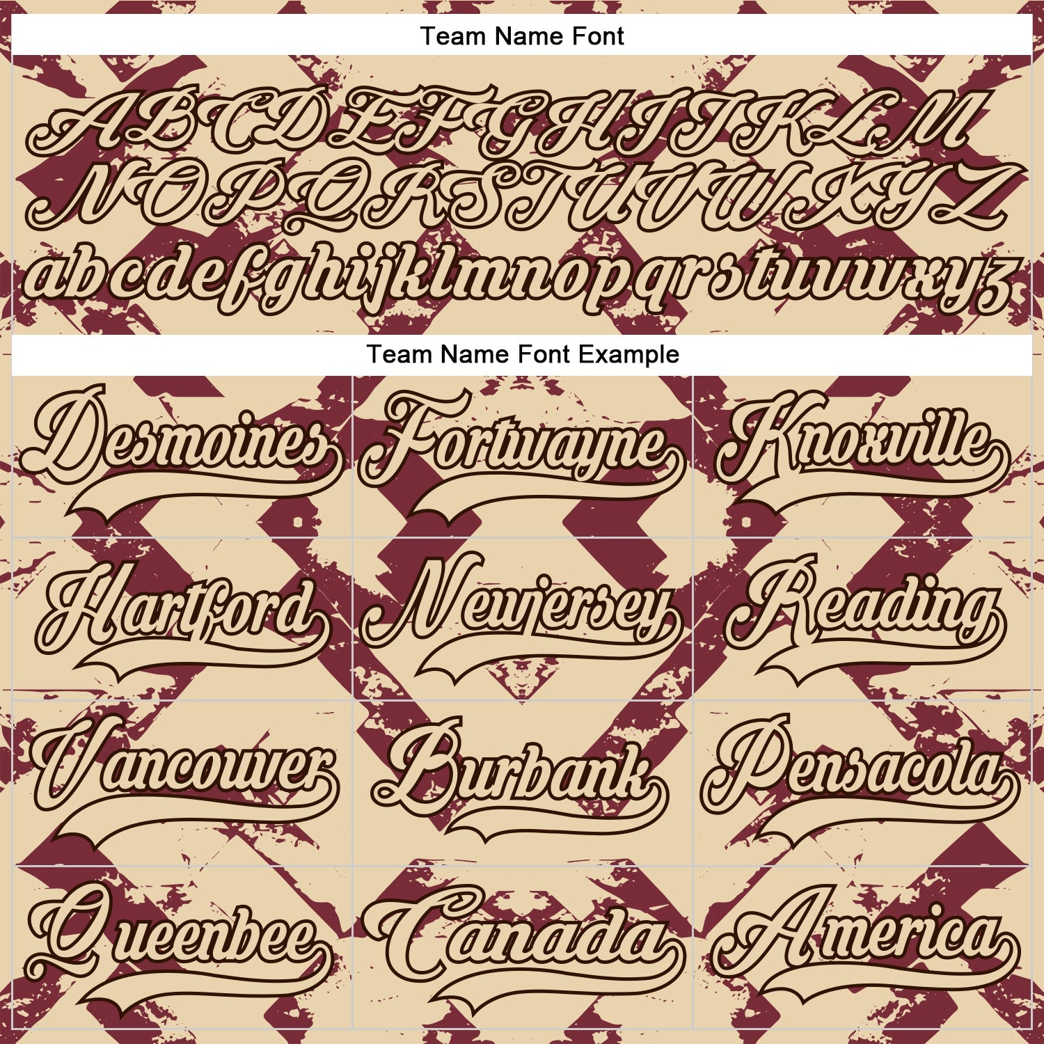 Custom City Cream Burgundy-Brown Tribal Indigenous Grunge Splash Hockey Lace Neck Jersey view 6