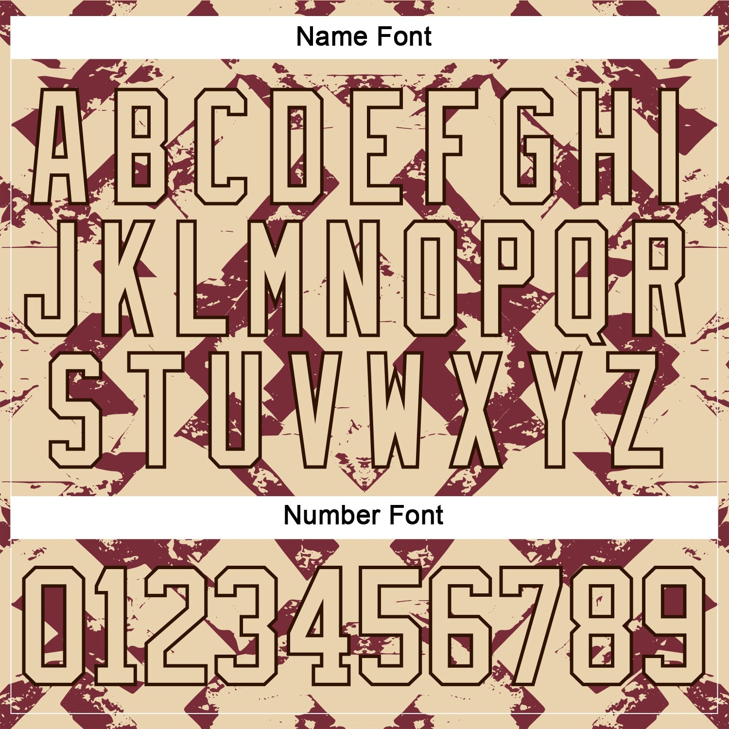 Custom City Cream Burgundy-Brown Tribal Indigenous Grunge Splash Hockey Lace Neck Jersey view 7