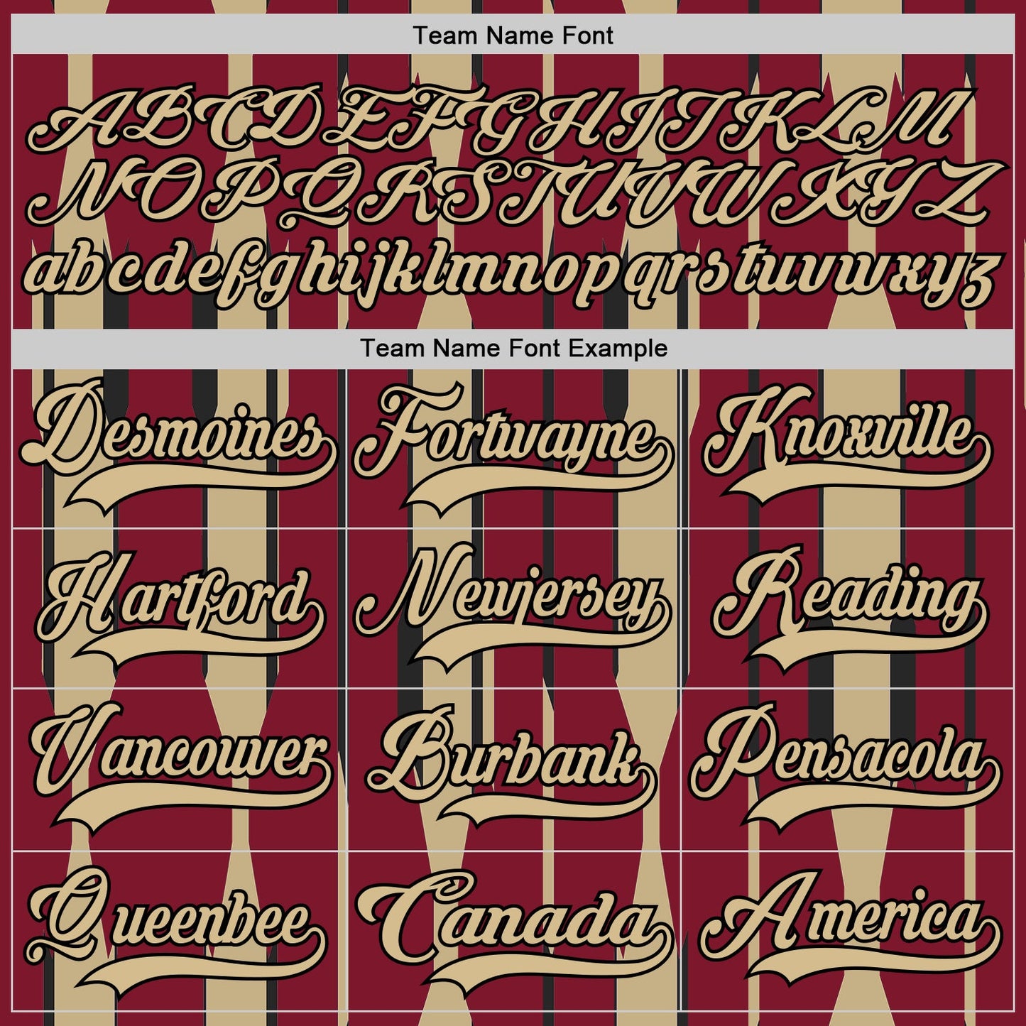 Custom Crimson Vegas Gold-Black Abstract Arizona Inspired Stripe Hockey Lace Neck Jersey view 6