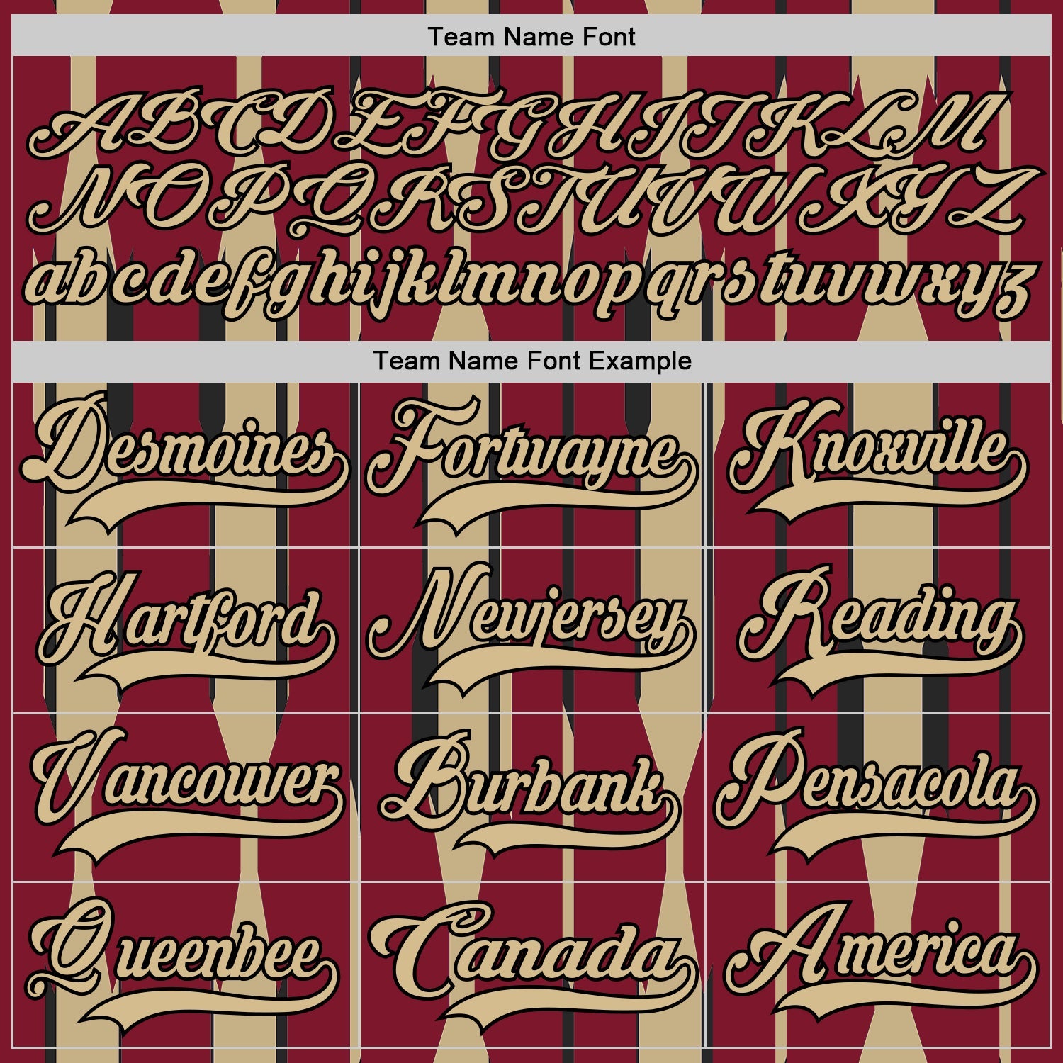 Custom Crimson Vegas Gold-Black Abstract Arizona Inspired Stripe Hockey Lace Neck Jersey view 6