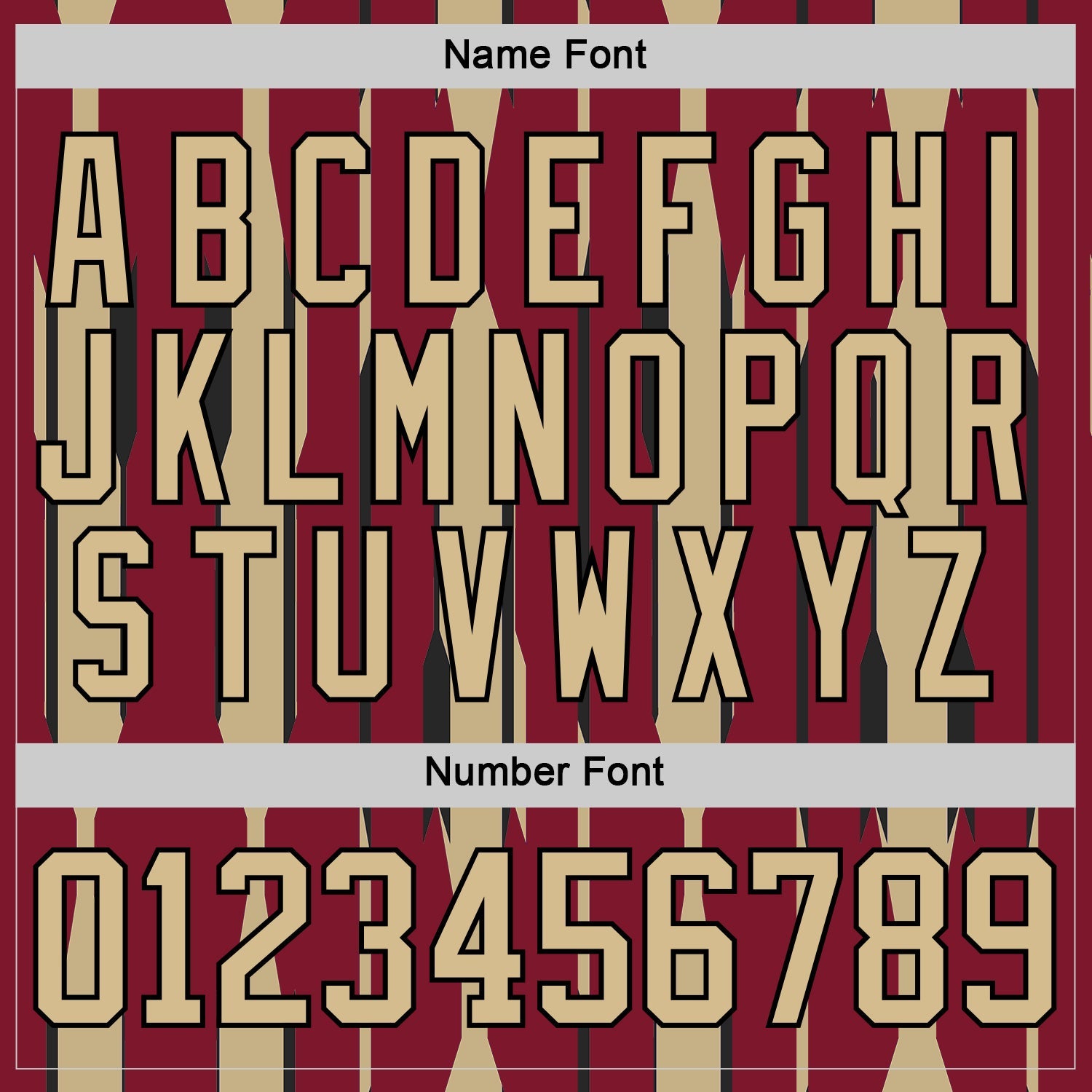 Custom Crimson Vegas Gold-Black Abstract Arizona Inspired Stripe Hockey Lace Neck Jersey view 7