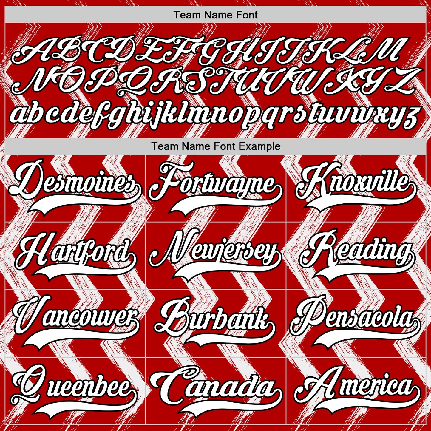 Custom Red White-Black Abstract Chicago Inspired Zigzag Hockey Lace Neck Jersey view 6
