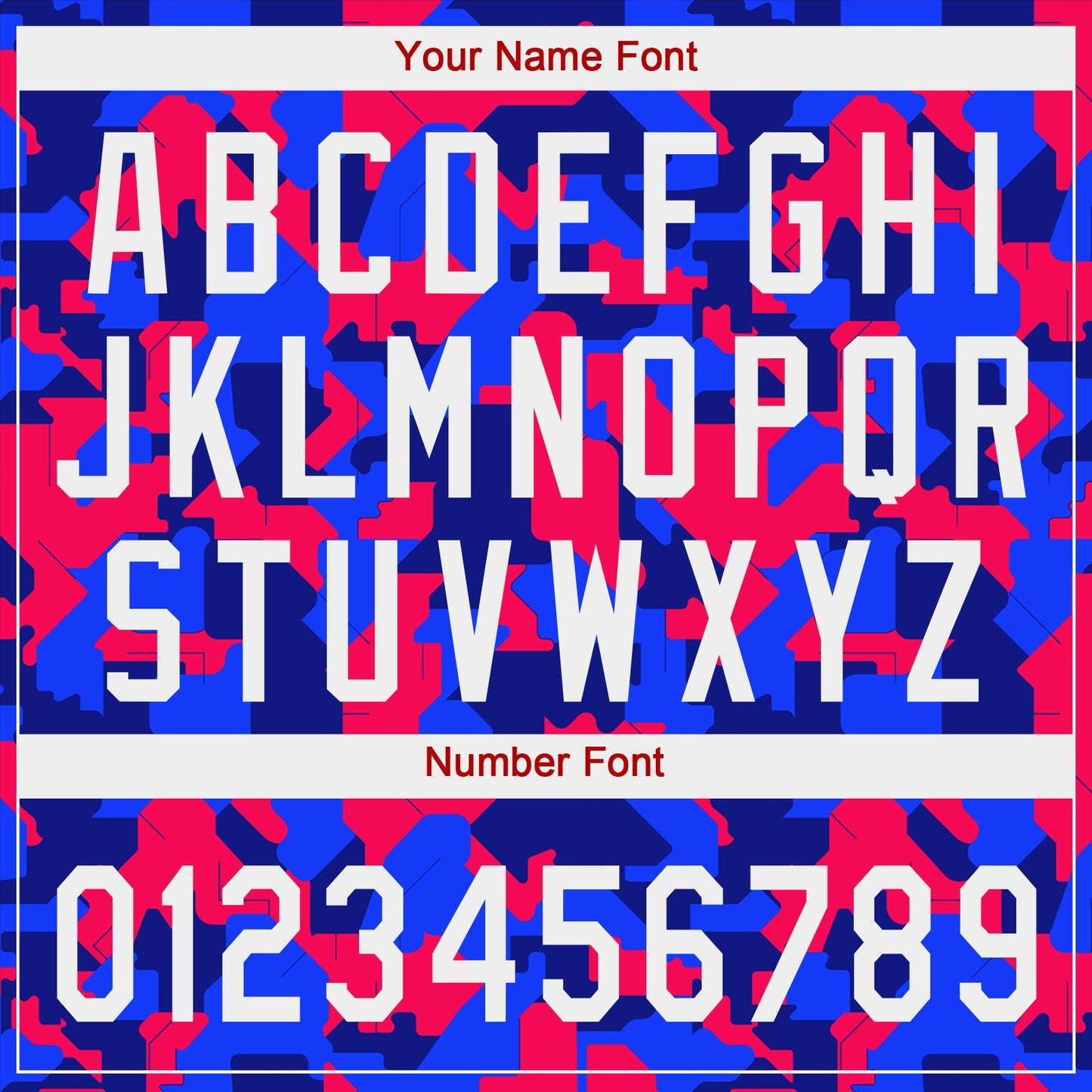 Custom Camo White-Royal 3D Pattern Design Authentic Salute To Service Baseball Jersey view 5