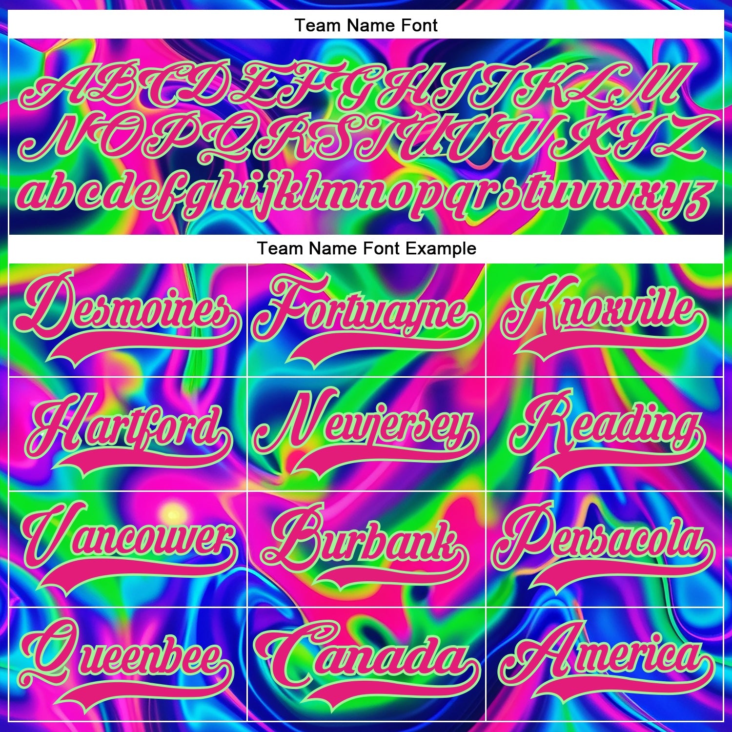Custom Black Hot Pink-Pea Green Trippy Psychedelic Neon Trendy Holographic Vaporwave Style Hockey Lace Neck Jersey view 6