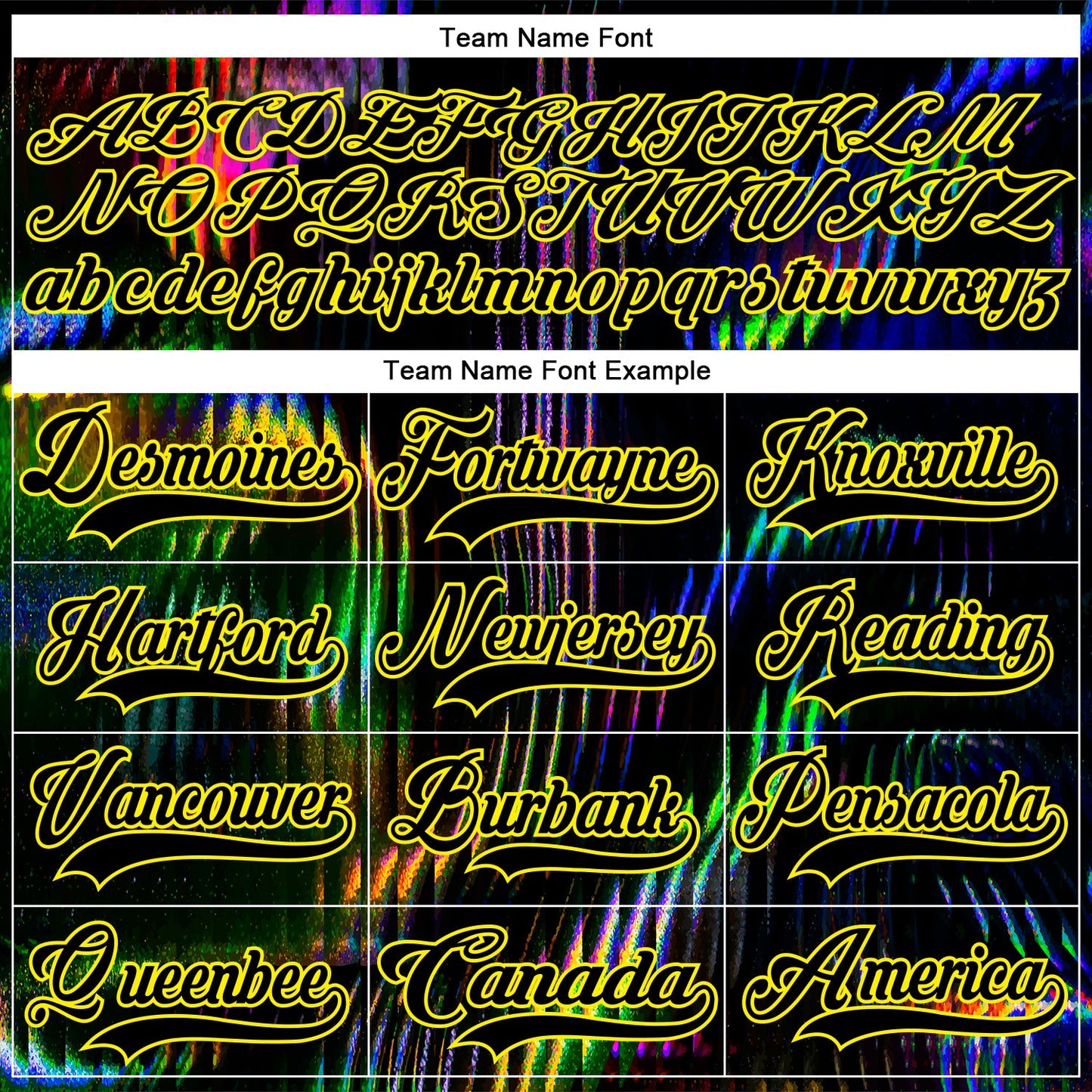 Custom Black Light Yellow Trippy Psychedelic Fluid Hockey Lace Neck Jersey view 6
