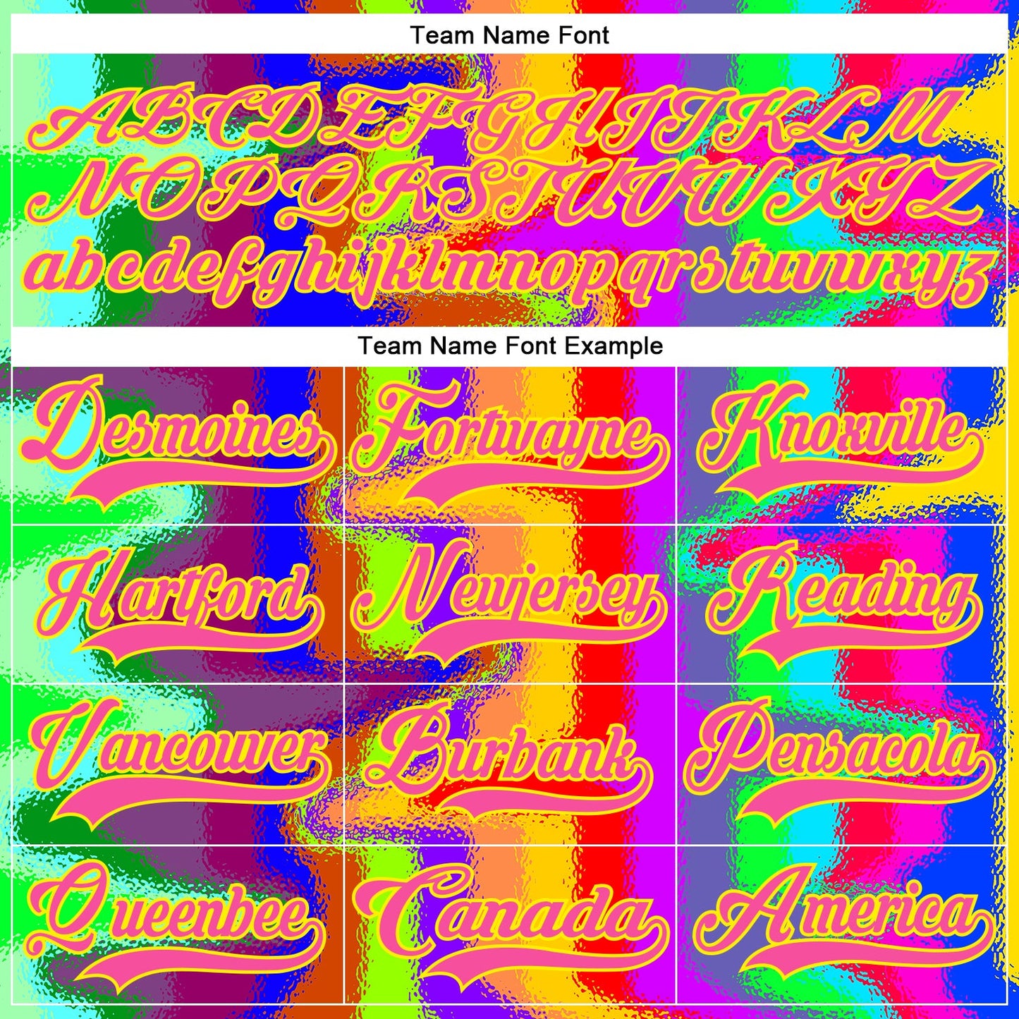 Custom Light Yellow Pink Purple Red-Green Trippy Psychedelic Neon Splash Hockey Lace Neck Jersey view 6