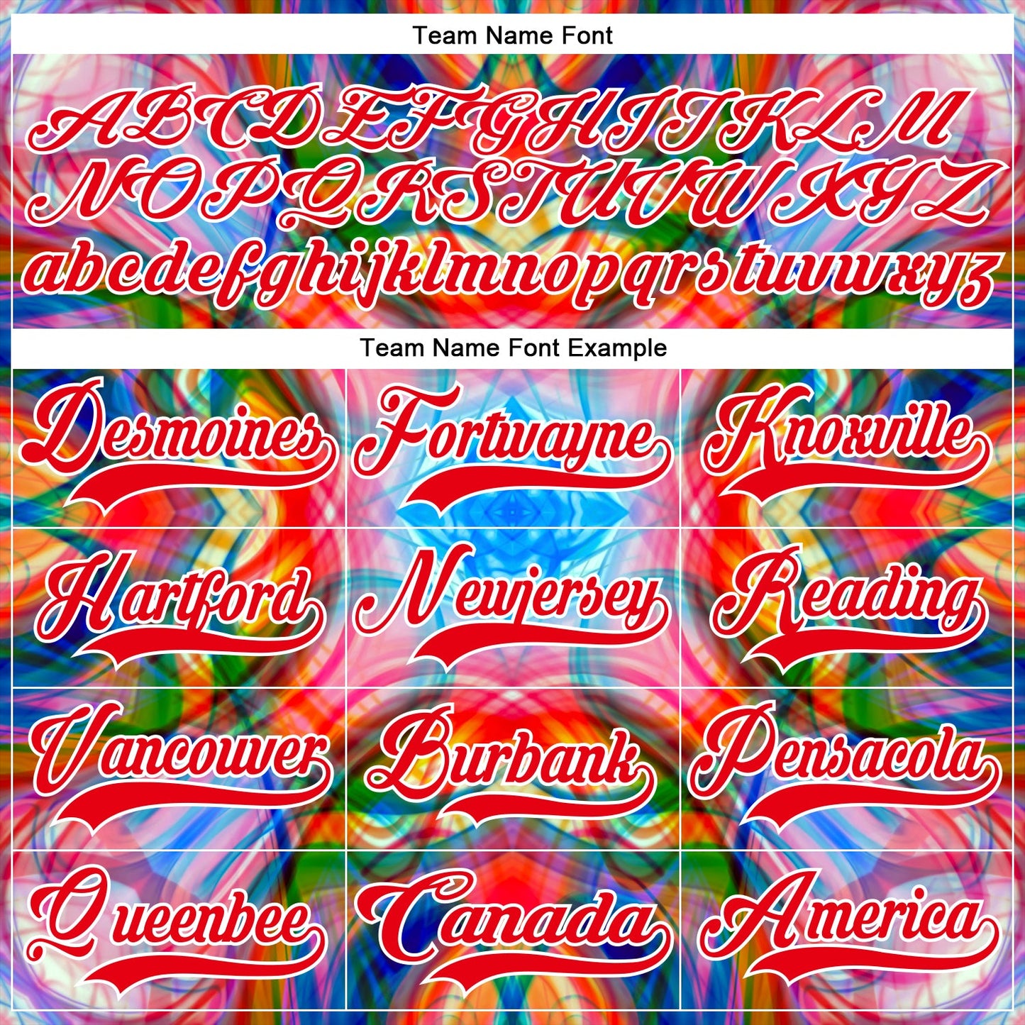Custom White Fire Red Green Blue-Yellow Trippy Psychedelic Geometric Hockey Lace Neck Jersey view 6