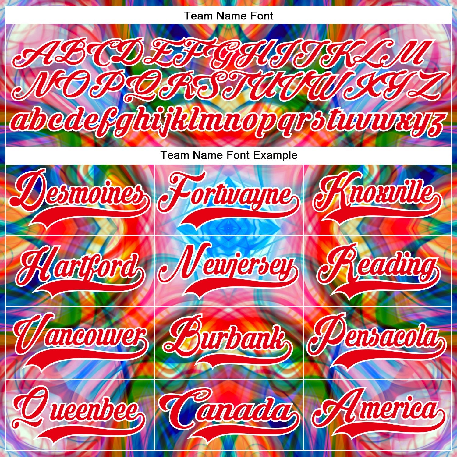 Custom White Fire Red Green Blue-Yellow Trippy Psychedelic Geometric Hockey Lace Neck Jersey view 6