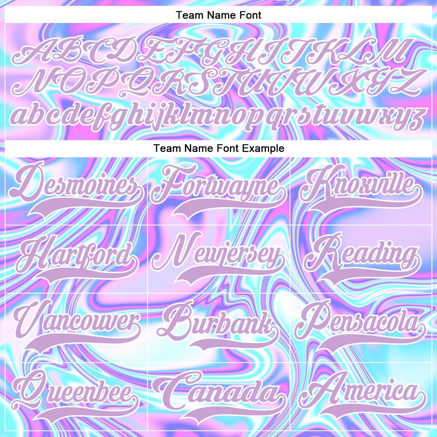Custom Light Purple Pink Blue-White Trippy Psychedelic Fluid Trendy Holographic Vaporwave Style Hockey Lace Neck Jersey view 6