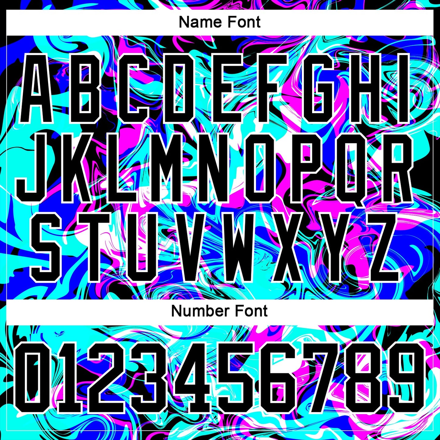 Custom Blue Black Deep Pink-White Trippy Psychedelic Fluid Hockey Lace Neck Jersey view 7