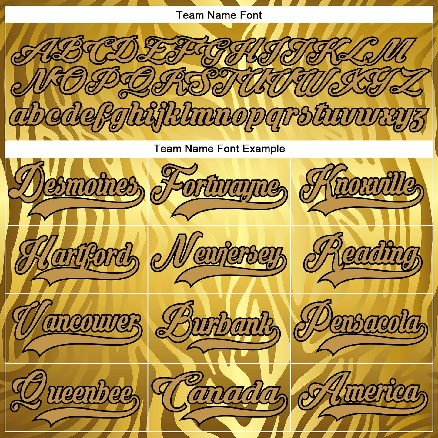 Custom Yellow Old Gold Black-White Zebra Print Hockey Lace Neck Jersey view 6