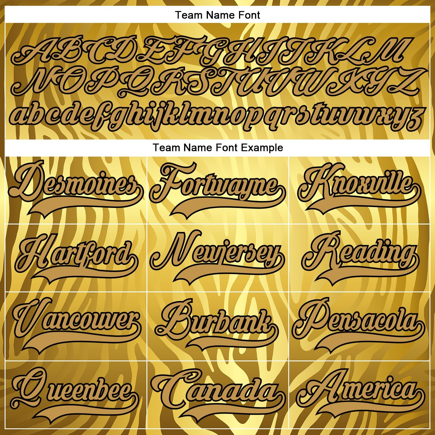 Custom Yellow Old Gold Black-White Zebra Print Hockey Lace Neck Jersey view 6