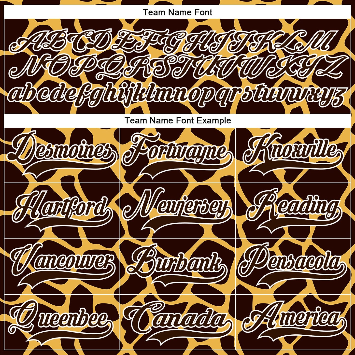 Custom Brown White Giraffe Print Neon Hockey Lace Neck Jersey view 6