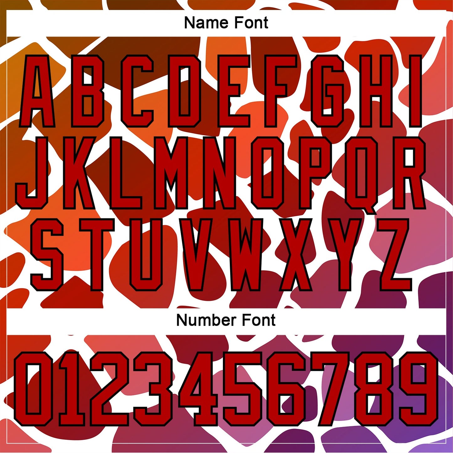 Custom White Red-Black Gradient Giraffe Print Neon Hockey Lace Neck Jersey view 7