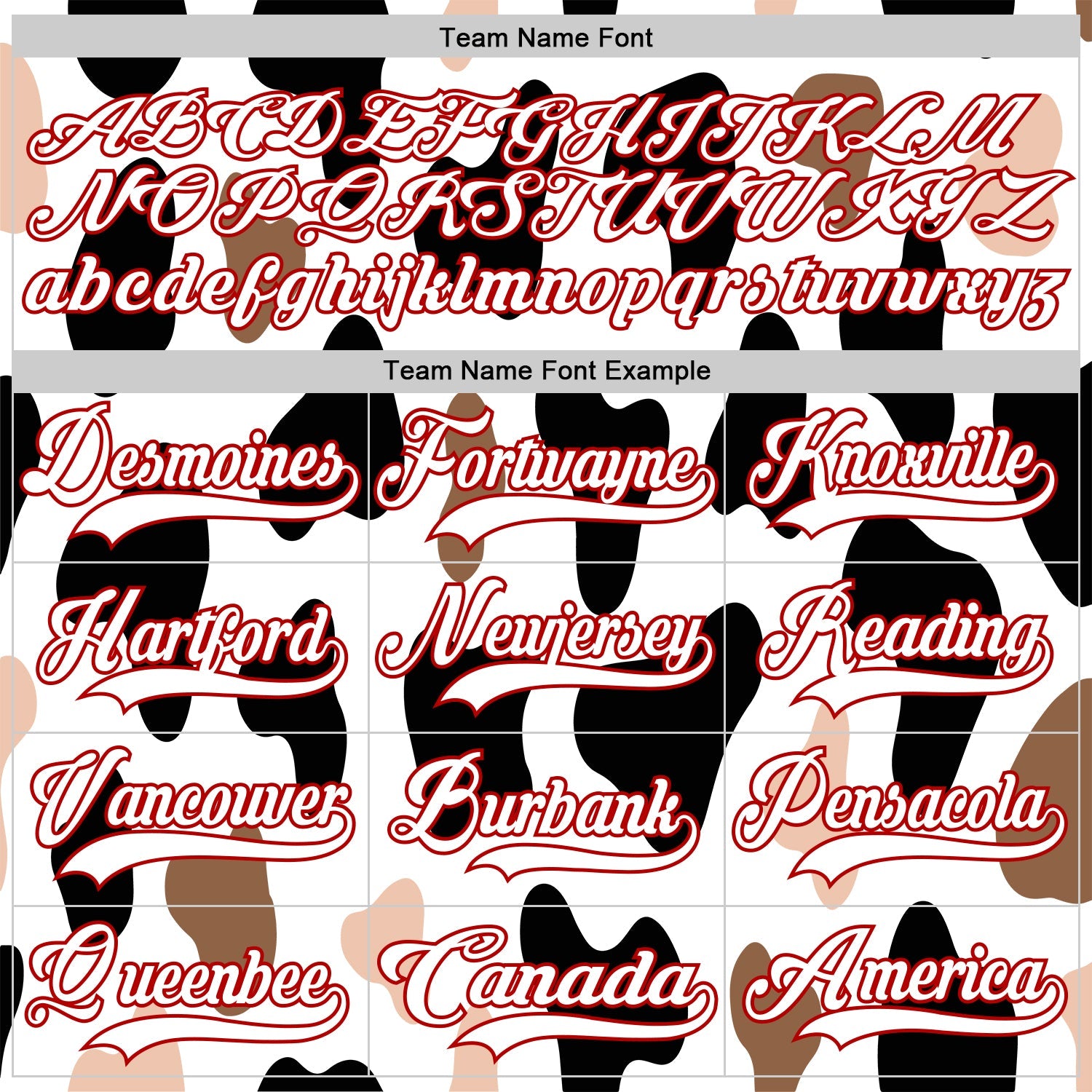 Custom White Black-Red Cow Print Neon Hockey Lace Neck Jersey view 6