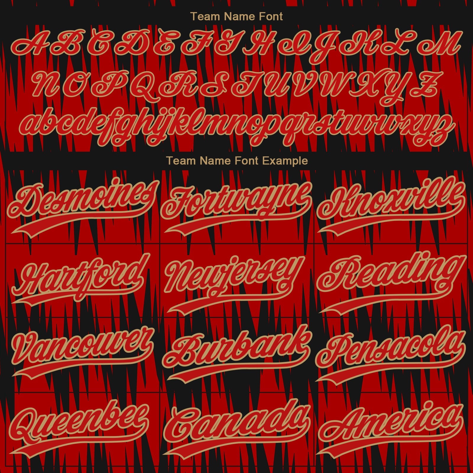 Custom Red Red Old Gold-Black 3D Pattern Design Authentic Baseball Jersey view 4