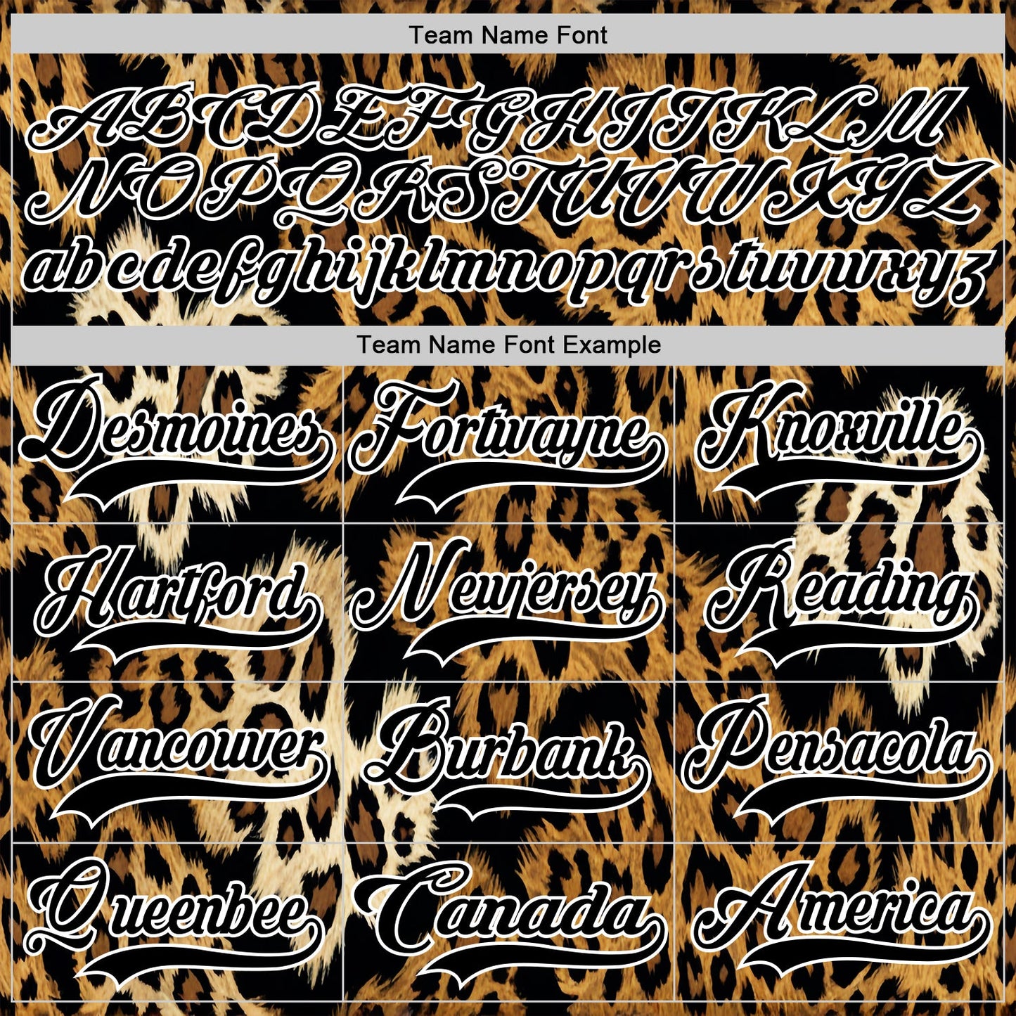 Custom Black Brown Cream-White Leopard Print Hockey Lace Neck Jersey view 6