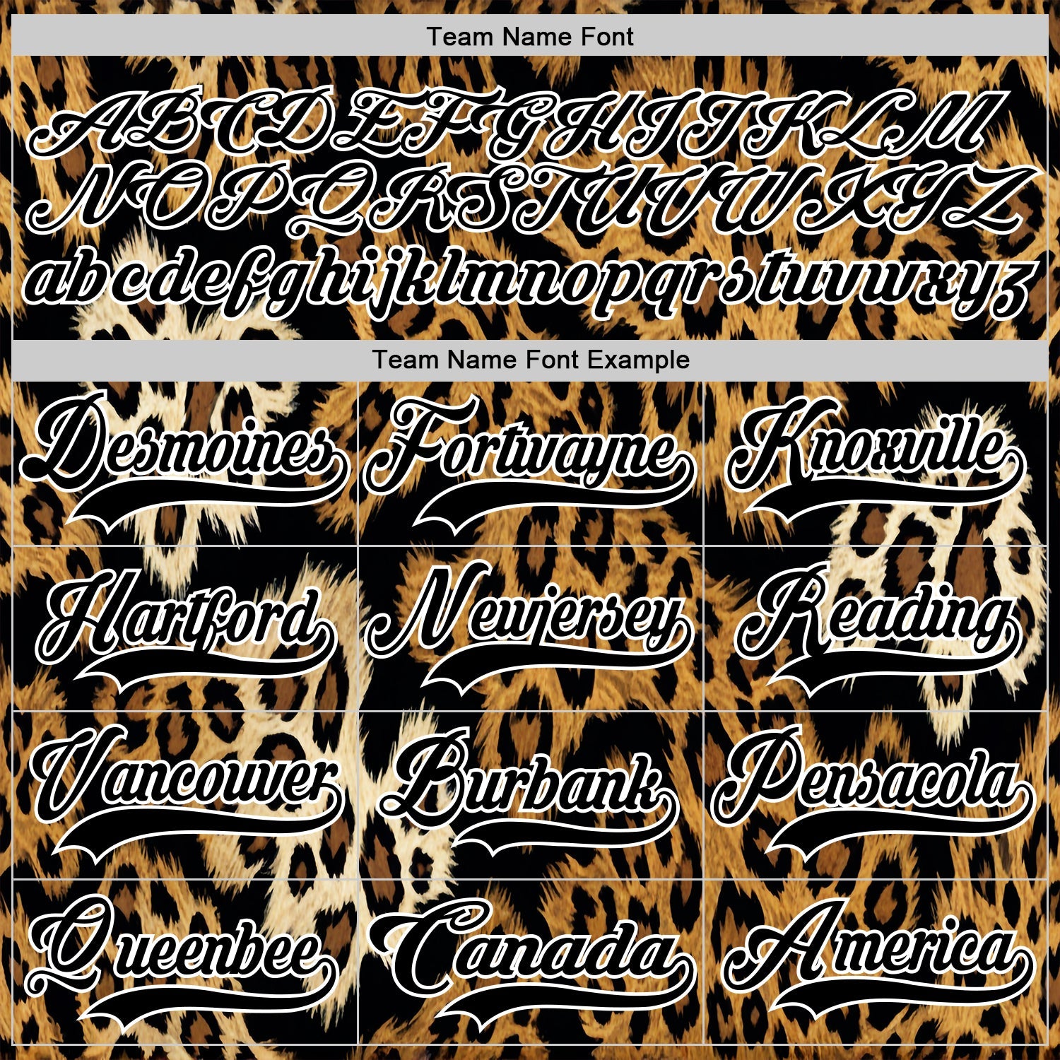 Custom Black Brown Cream-White Leopard Print Hockey Lace Neck Jersey view 6