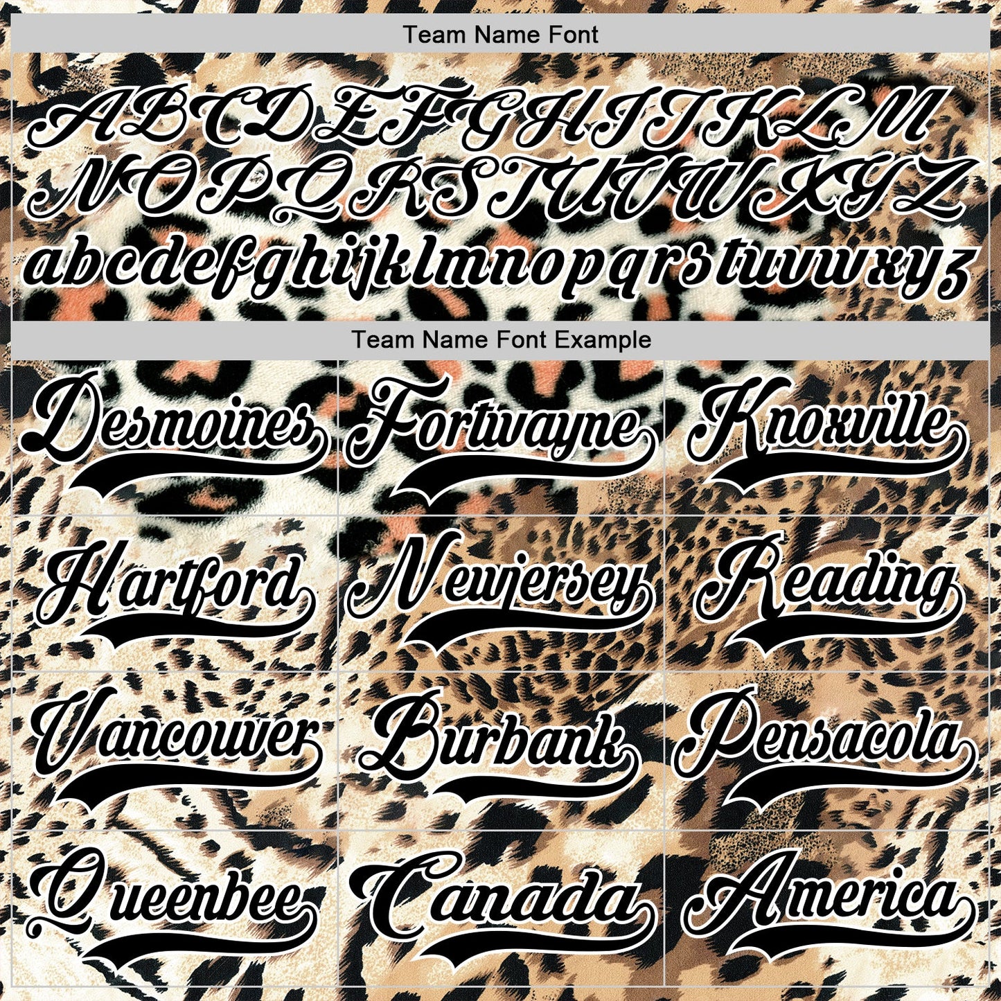 Custom Cream Black Brown-White Leopard Print Hockey Lace Neck Jersey view 6