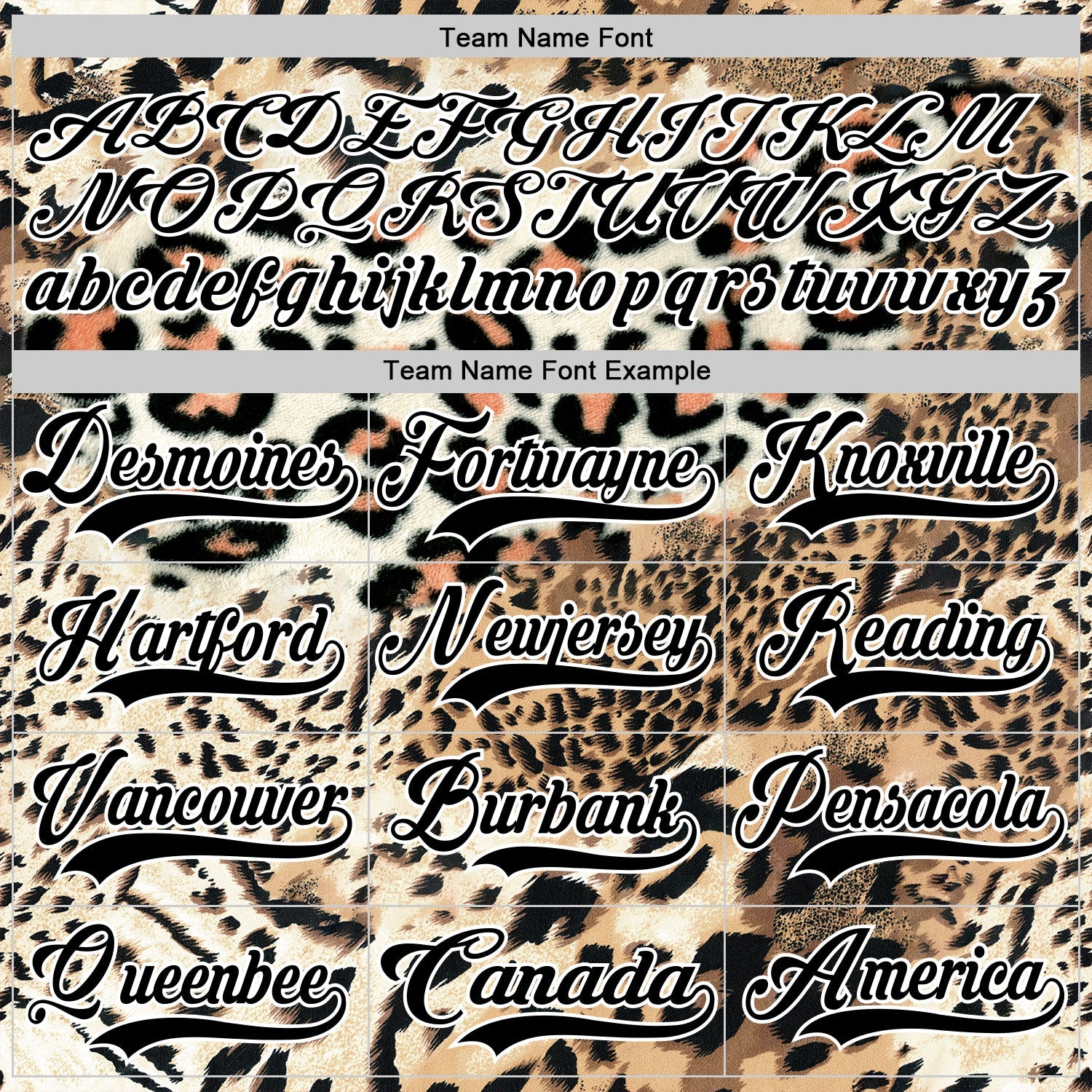 Custom Cream Black Brown-White Leopard Print Hockey Lace Neck Jersey view 6