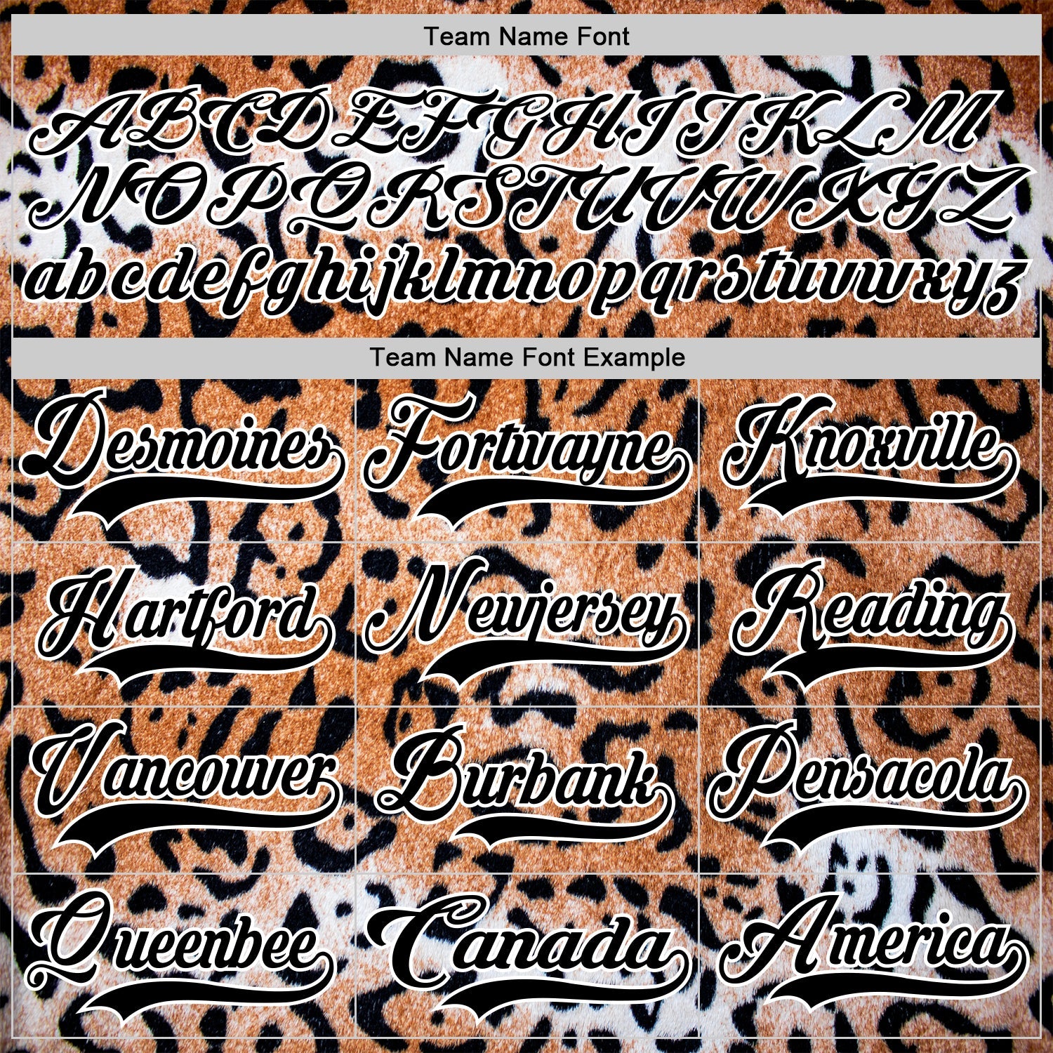 Custom Brown Black-White Leopard Print Hockey Lace Neck Jersey view 6