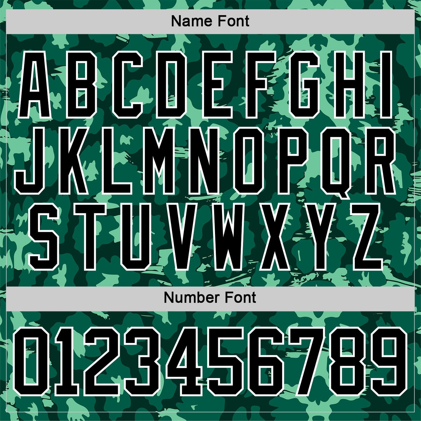Custom Green Black-White Leopard Print Hockey Lace Neck Jersey view 7