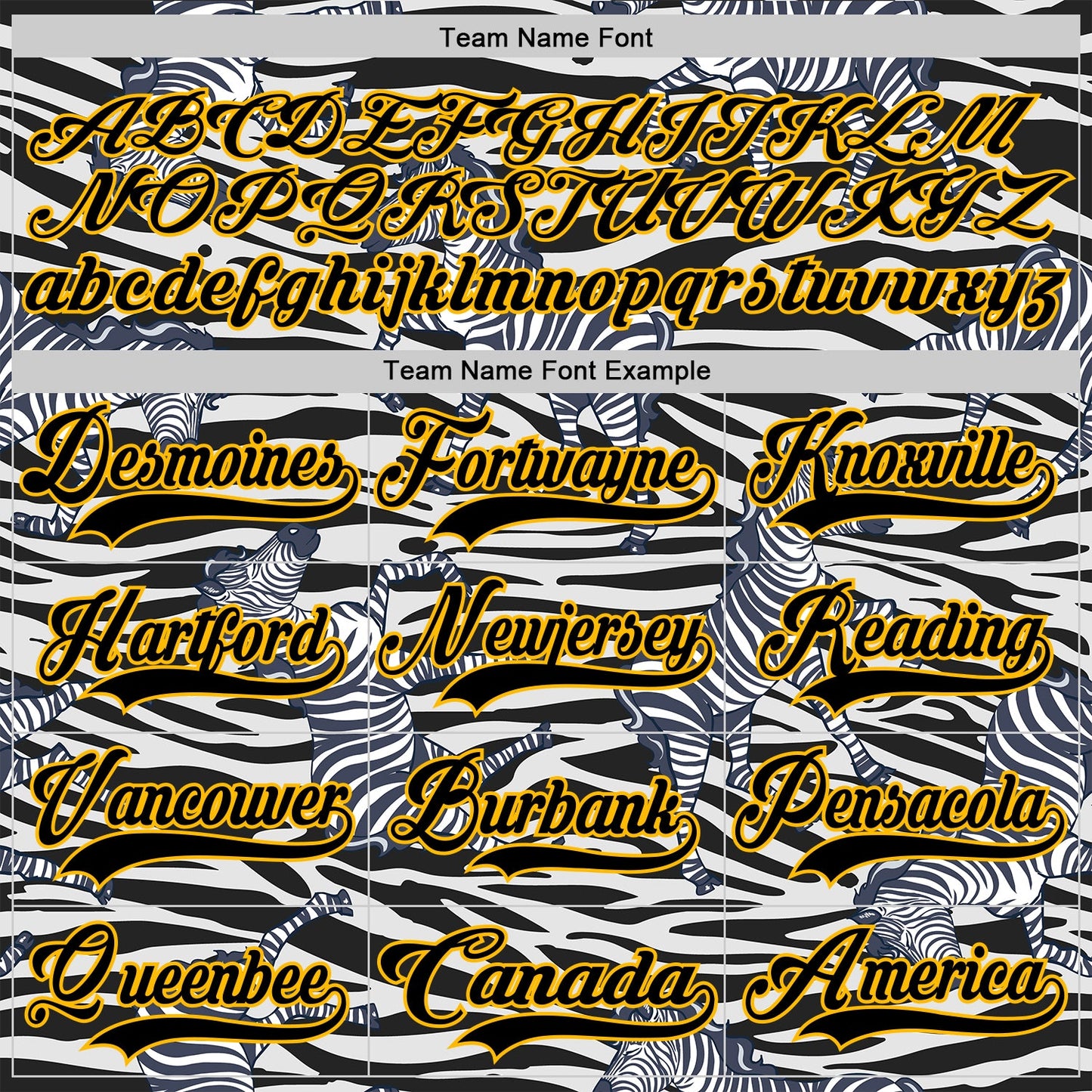 Custom White Black-Gold Zebra Print Hockey Lace Neck Jersey view 6
