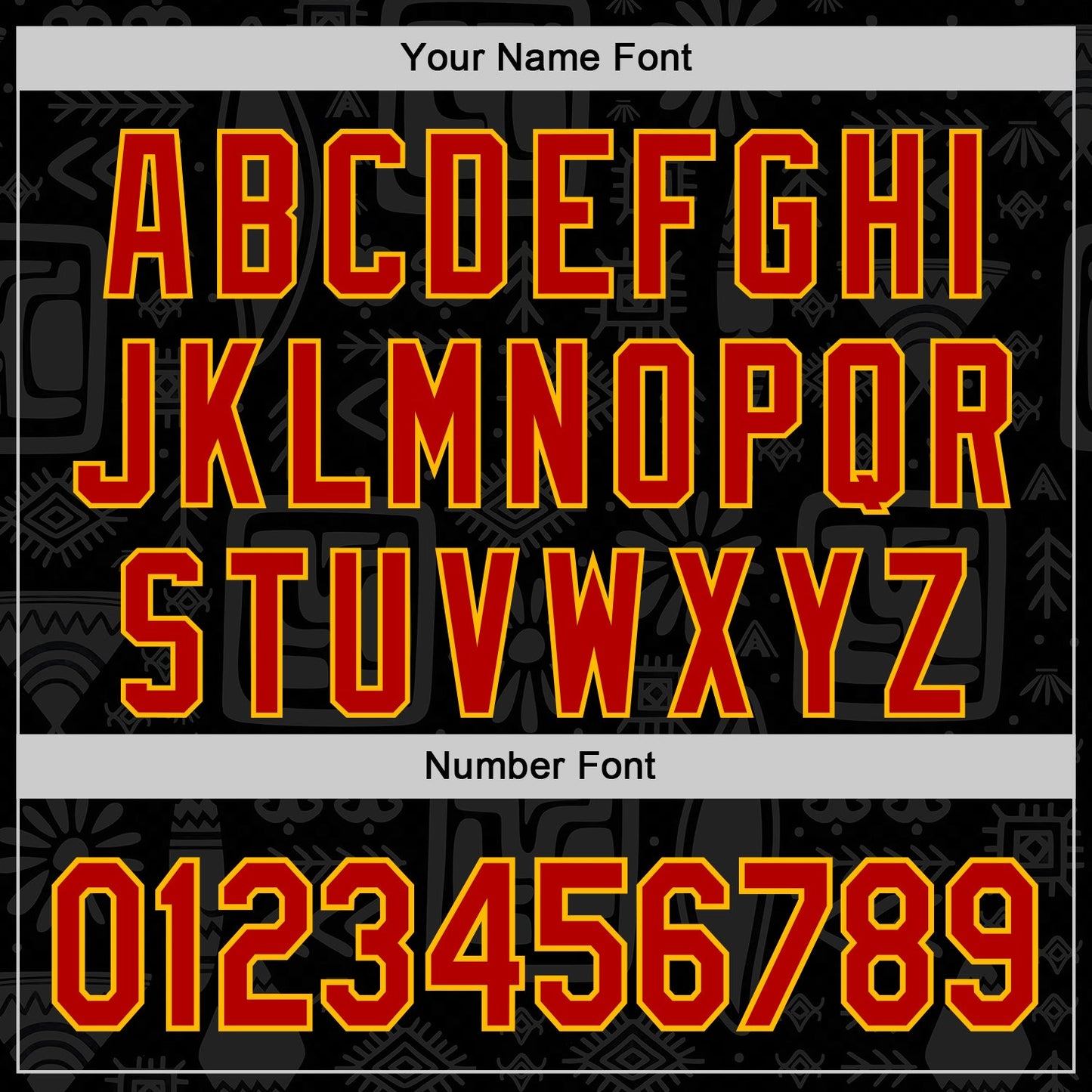 Custom Black Red Gold-Green Black History Month Africa Tribal Authentic Baseball Jersey view 5