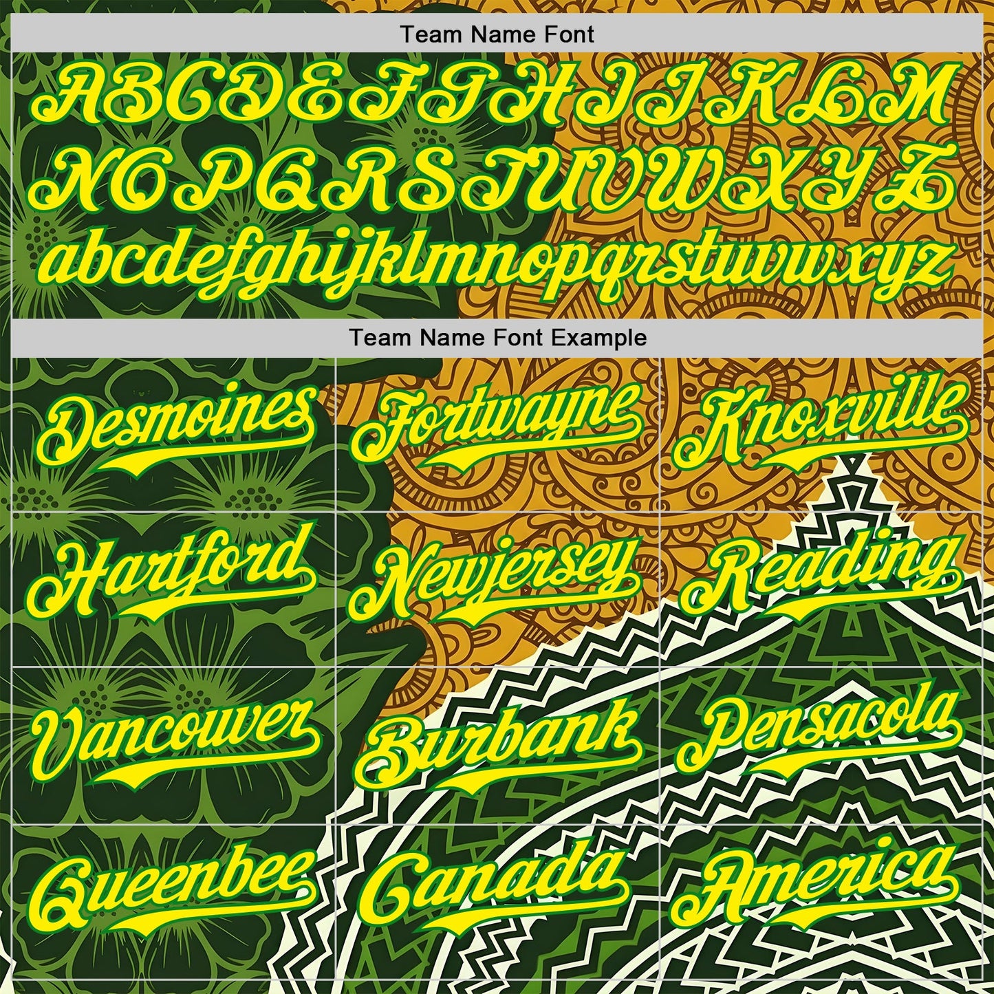 Custom Old Gold Light Yellow Grass Green Black-Red Black History Month Africa Tribal Authentic Baseball Jersey view 4