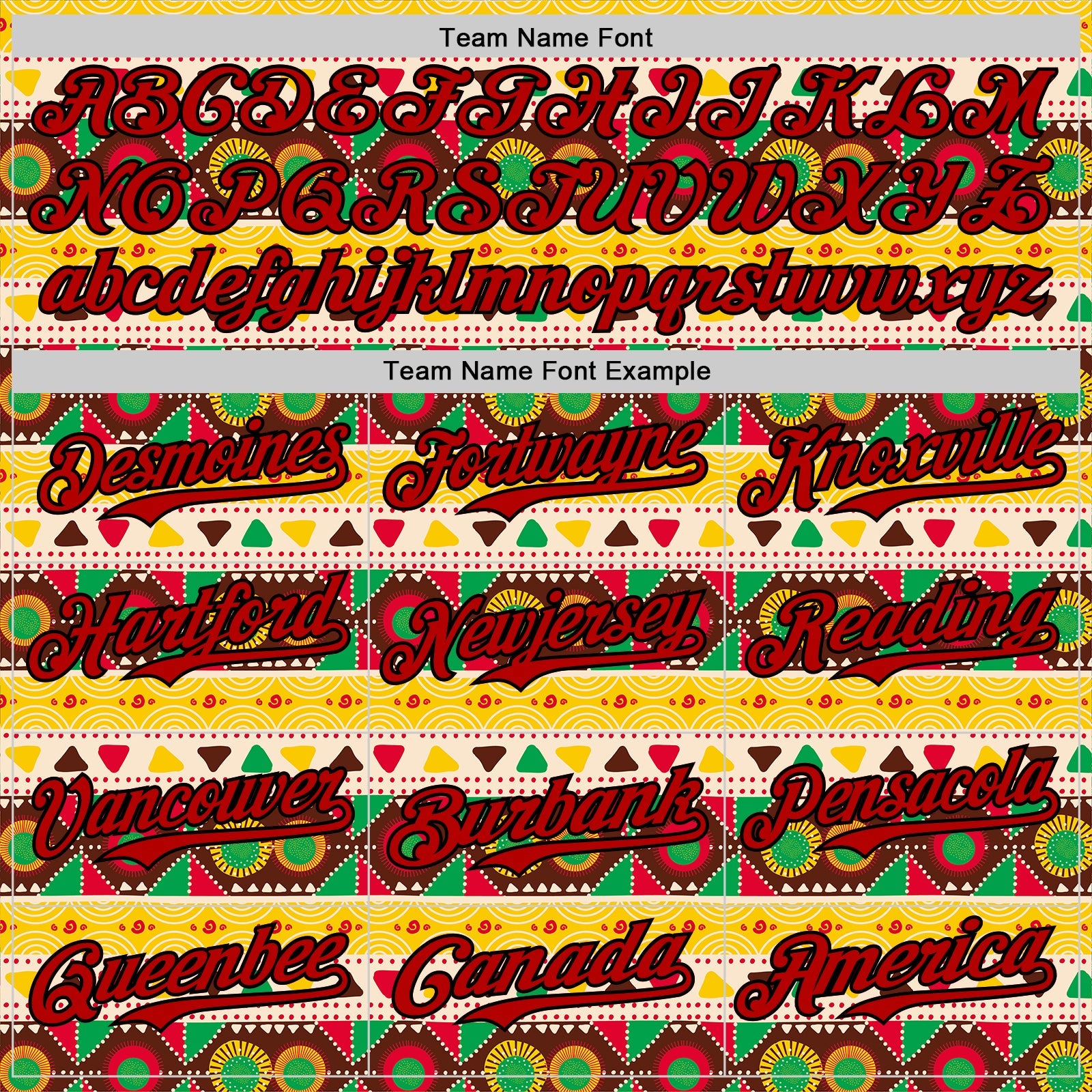 Custom Cream Red Yellow Green-Black 3D Pattern Design Black History Month African Ethnicity Style Authentic Baseball Jersey view 4