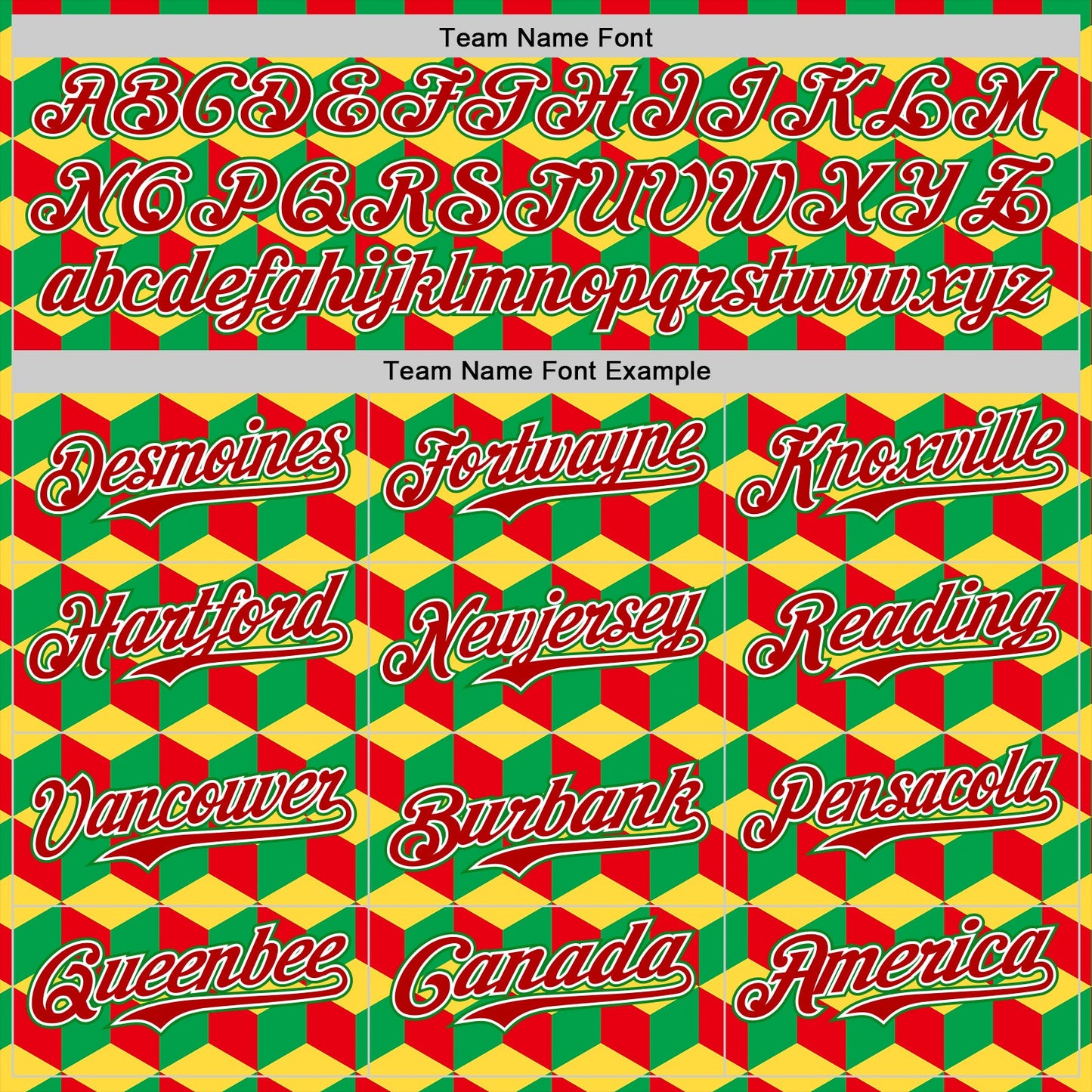 Custom Yellow Grass Green Red-White 3D Pattern Design Black History Month Abstract Geometric Authentic Baseball Jersey view 4