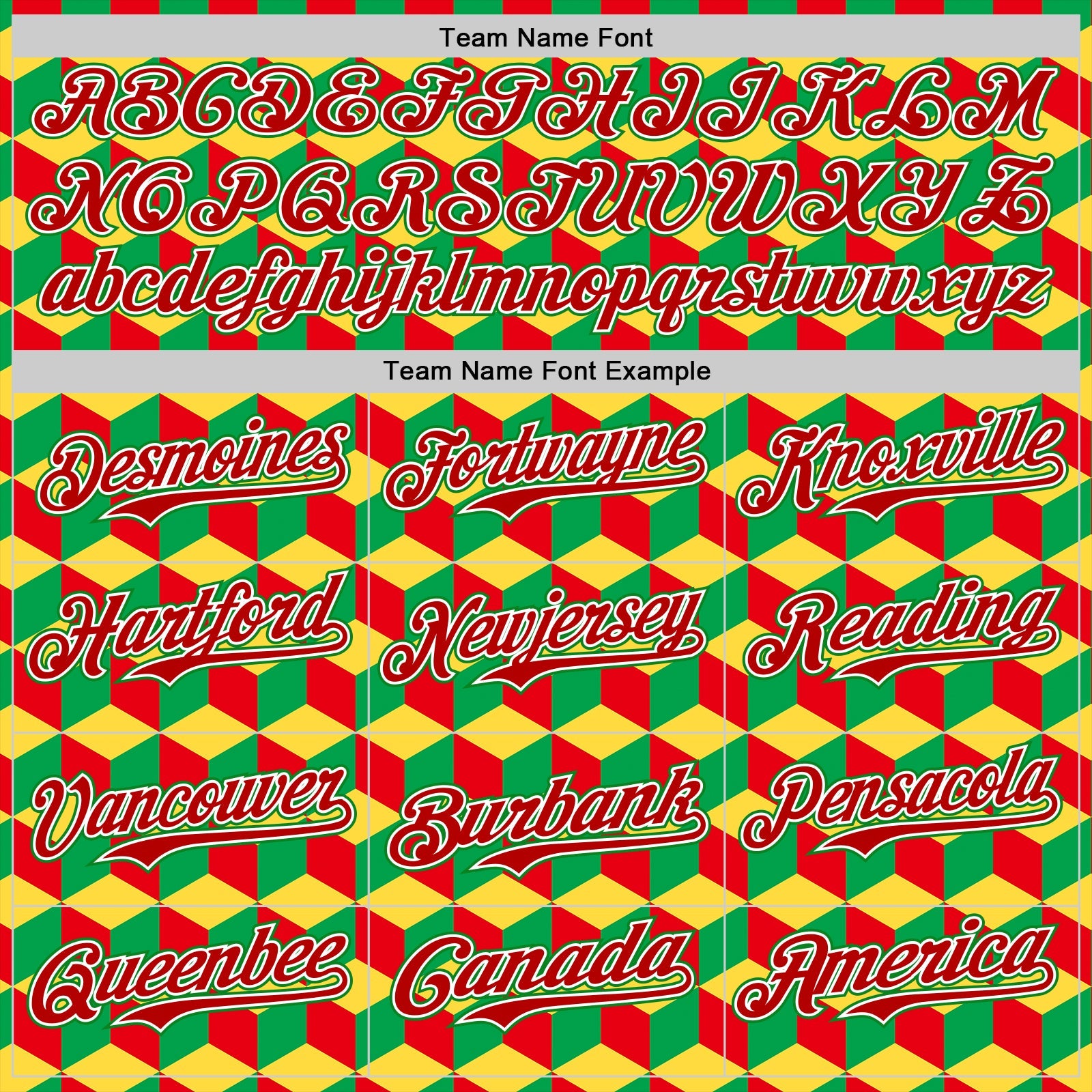 Custom Yellow Grass Green Red-White 3D Pattern Design Black History Month Abstract Geometric Authentic Baseball Jersey view 4