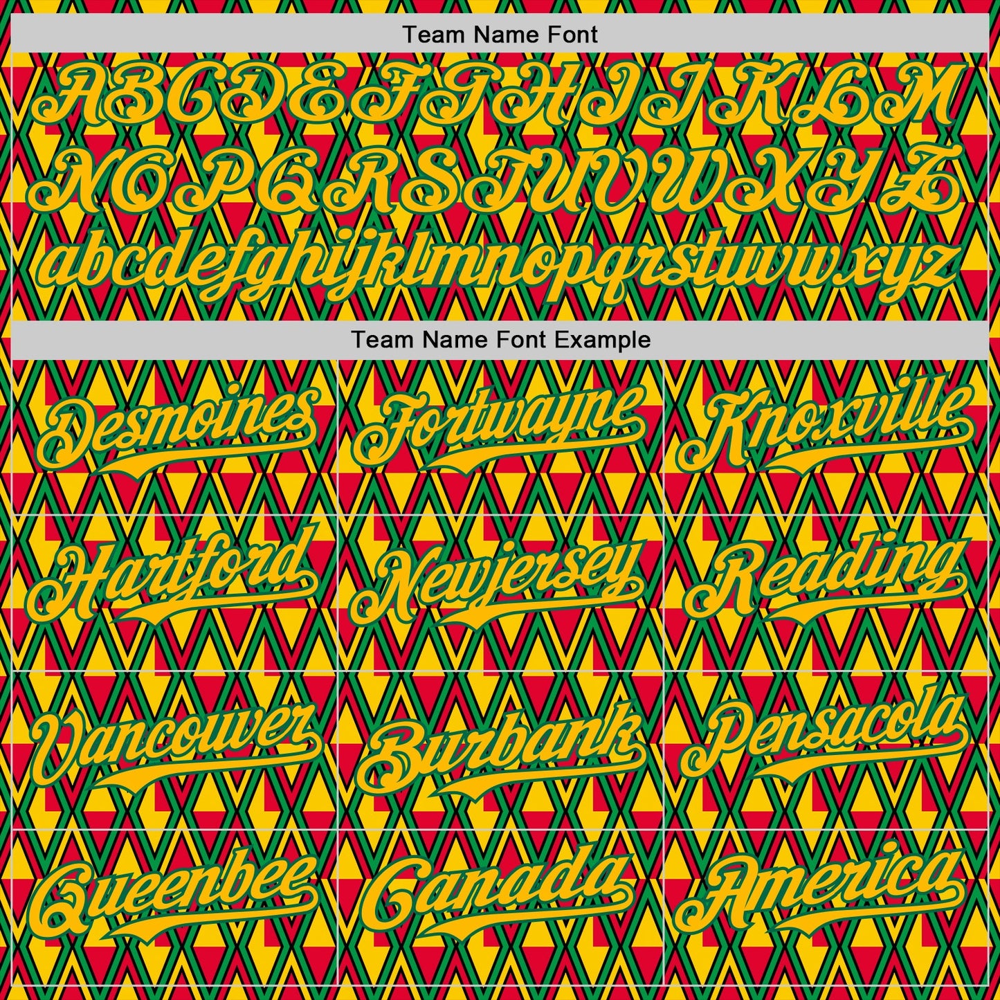 Custom Red Gold Kelly Green-Black 3D Pattern Design Black History Month Abstract Geometric Authentic Baseball Jersey view 4