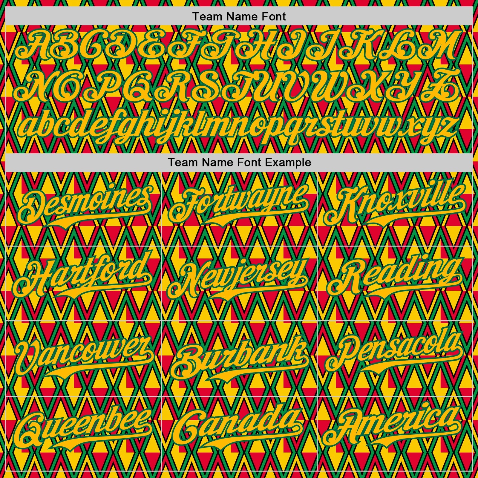 Custom Red Gold Kelly Green-Black 3D Pattern Design Black History Month Abstract Geometric Authentic Baseball Jersey view 4