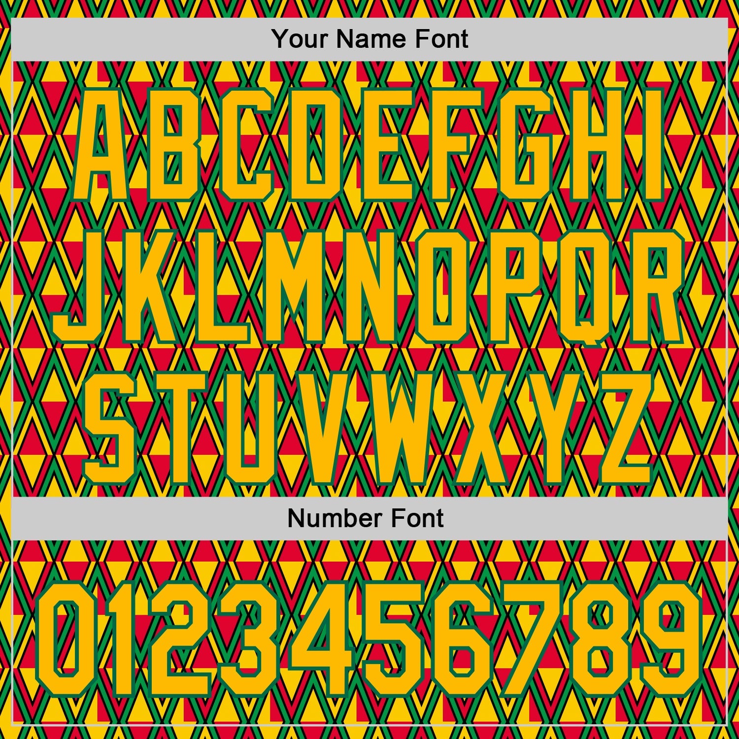 Custom Red Gold Kelly Green-Black 3D Pattern Design Black History Month Abstract Geometric Authentic Baseball Jersey view 5
