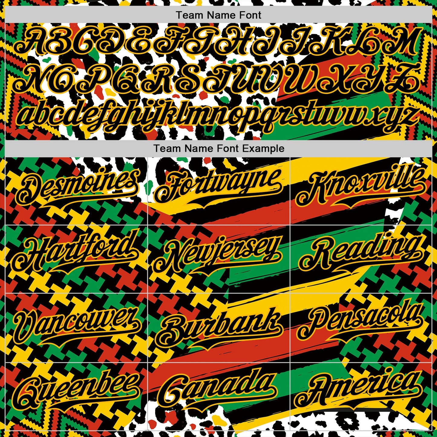 Custom White Black Red Green-Gold 3D Pattern Design Black History Month Abstract Geometric Animal Print Authentic Baseball Jersey view 4