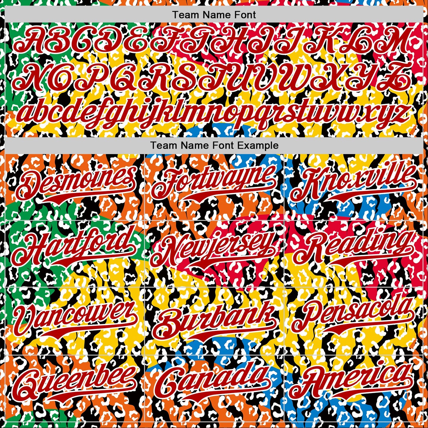 Custom Yellow Red Black Green-White 3D Pattern Design Black History Month Animal Print Authentic Baseball Jersey view 4