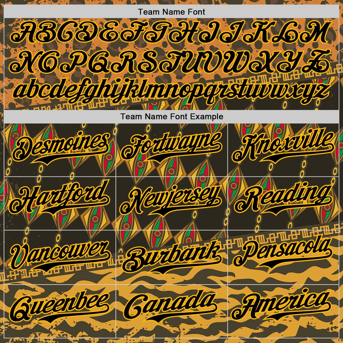 Custom Black Gold Green-Red 3D Pattern Design Black History Month African Ethnicity Style Animal Print Authentic Baseball Jersey view 4
