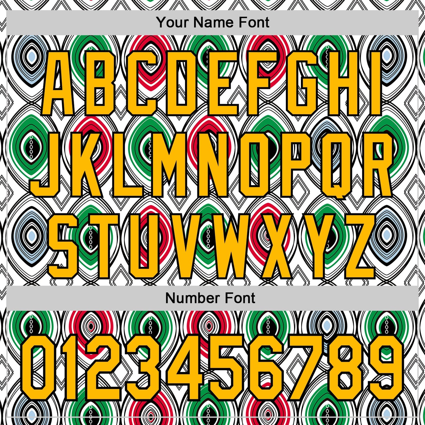 Custom White Gold Red Green-Black 3D Pattern Design Black History Month African Ethnicity Style Authentic Baseball Jersey view 5